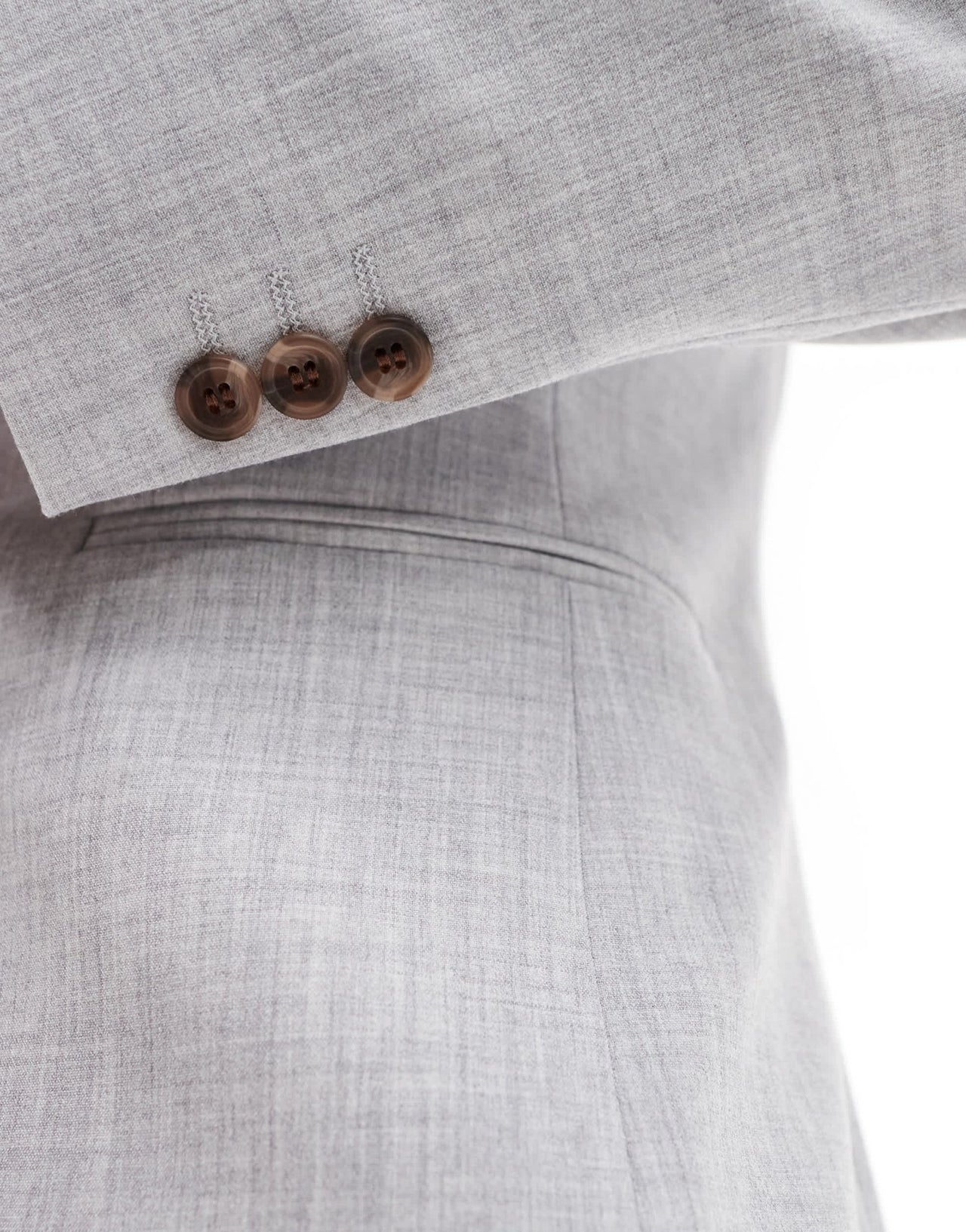 ASOS DESIGN new skinny suit jacket in grey crosshatch texture - ASOS Sample Sale EU Store