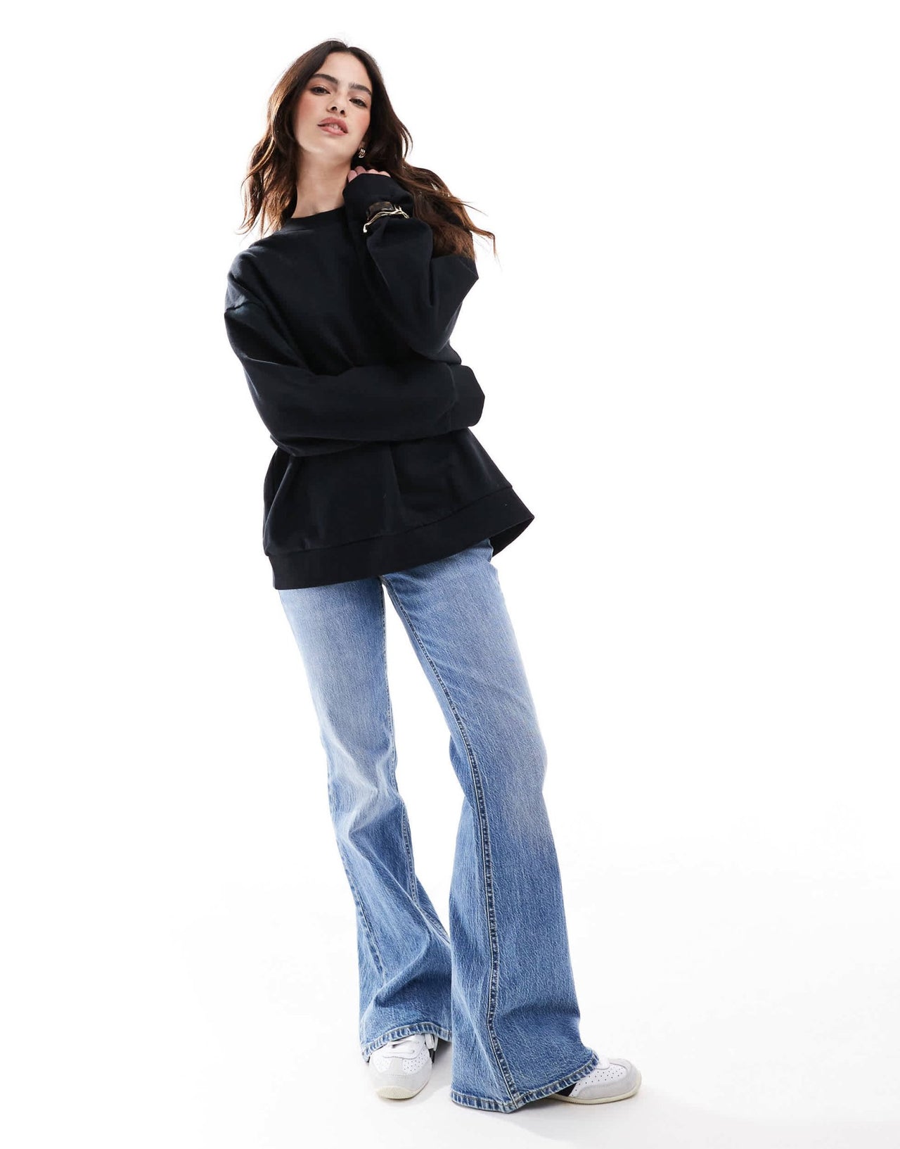 ASOS DESIGN oversized sweatshirt in black - ASOS Sample Sale EU Store