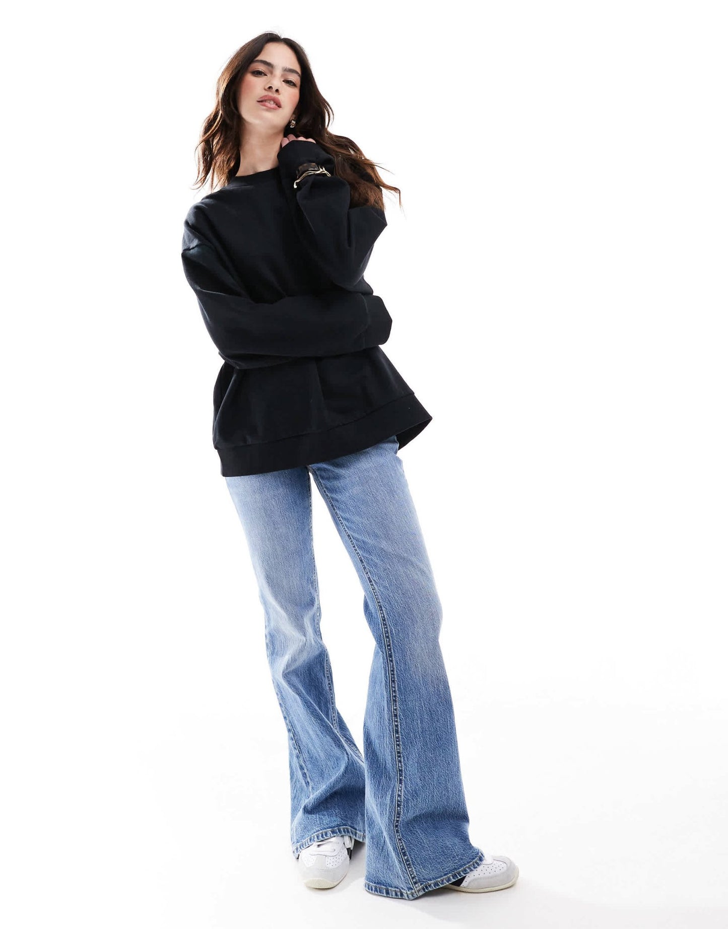 ASOS DESIGN oversized sweatshirt in black - ASOS Sample Sale EU Store