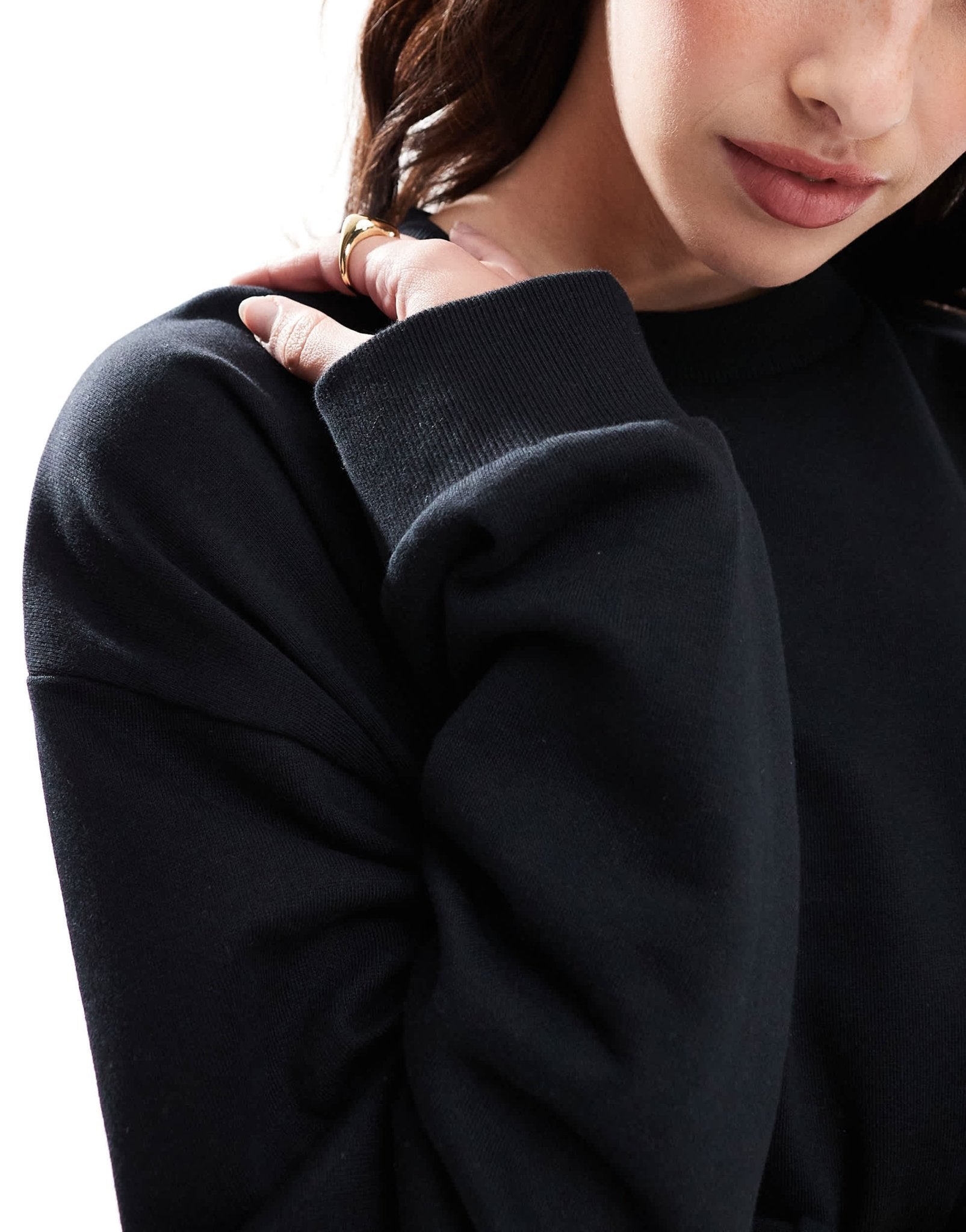 ASOS DESIGN oversized sweatshirt in black - ASOS Sample Sale EU Store