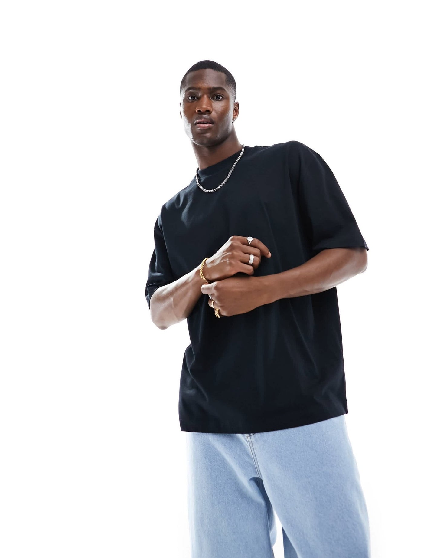 ASOS DESIGN oversized t-shirt in black with back souvenir print - ASOS Sample Sale EU Store