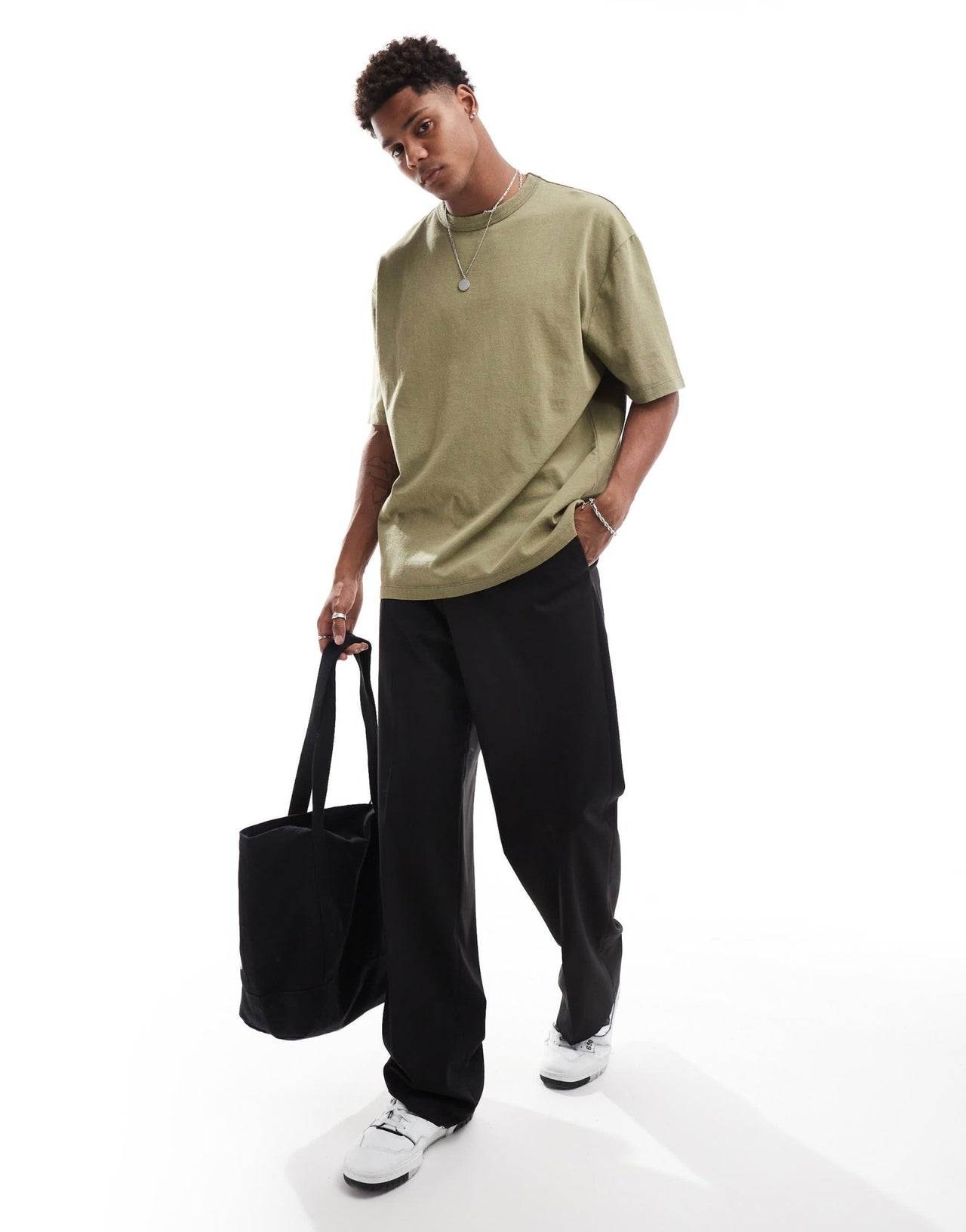 ASOS DESIGN oversized t-shirt in heavyweight 220gsm washed green with Monte Carlo back print - ASOS Sample Sale EU Store