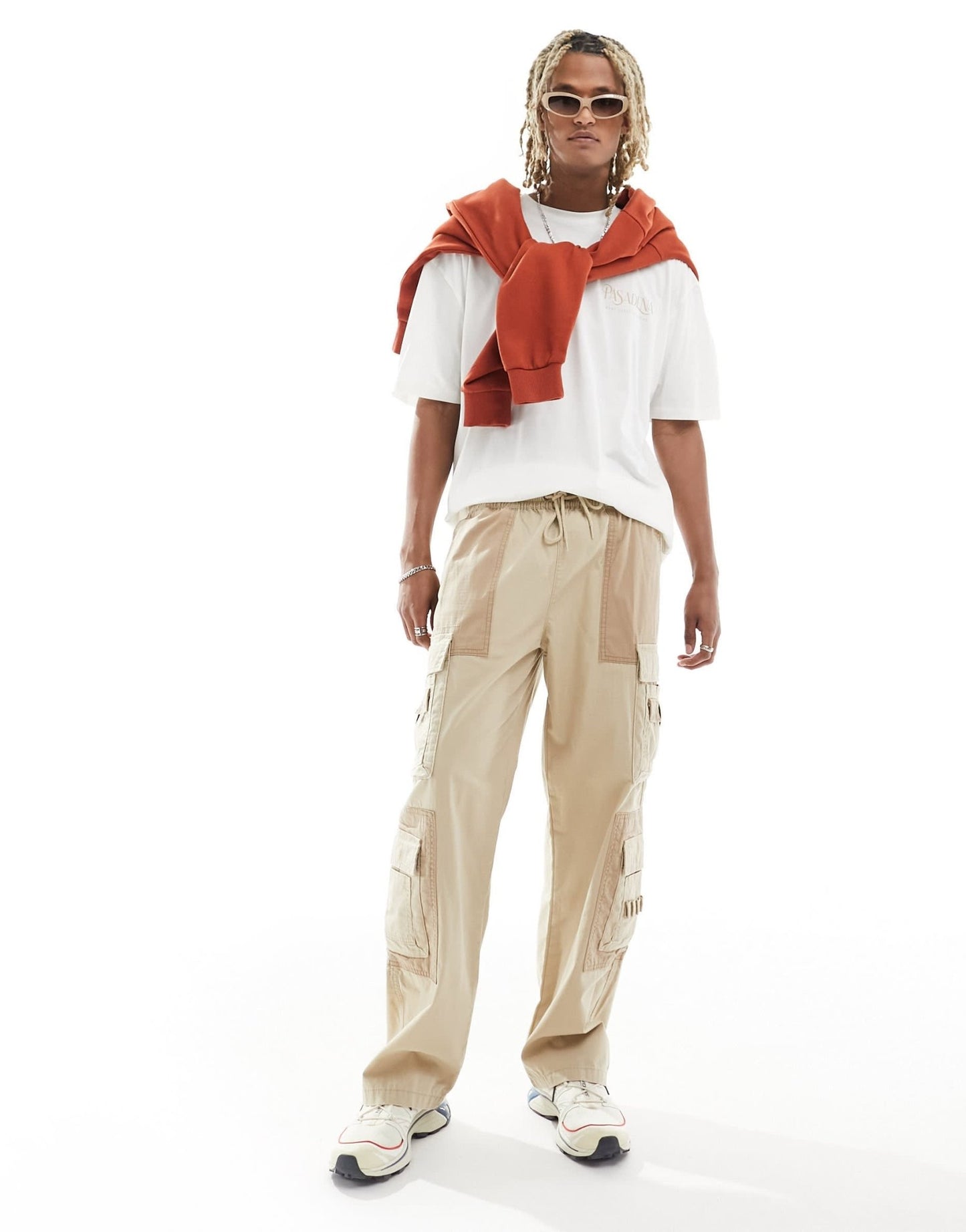 ASOS DESIGN oversized t-shirt in off white with back Pasadena print - ASOS Sample Sale EU Store