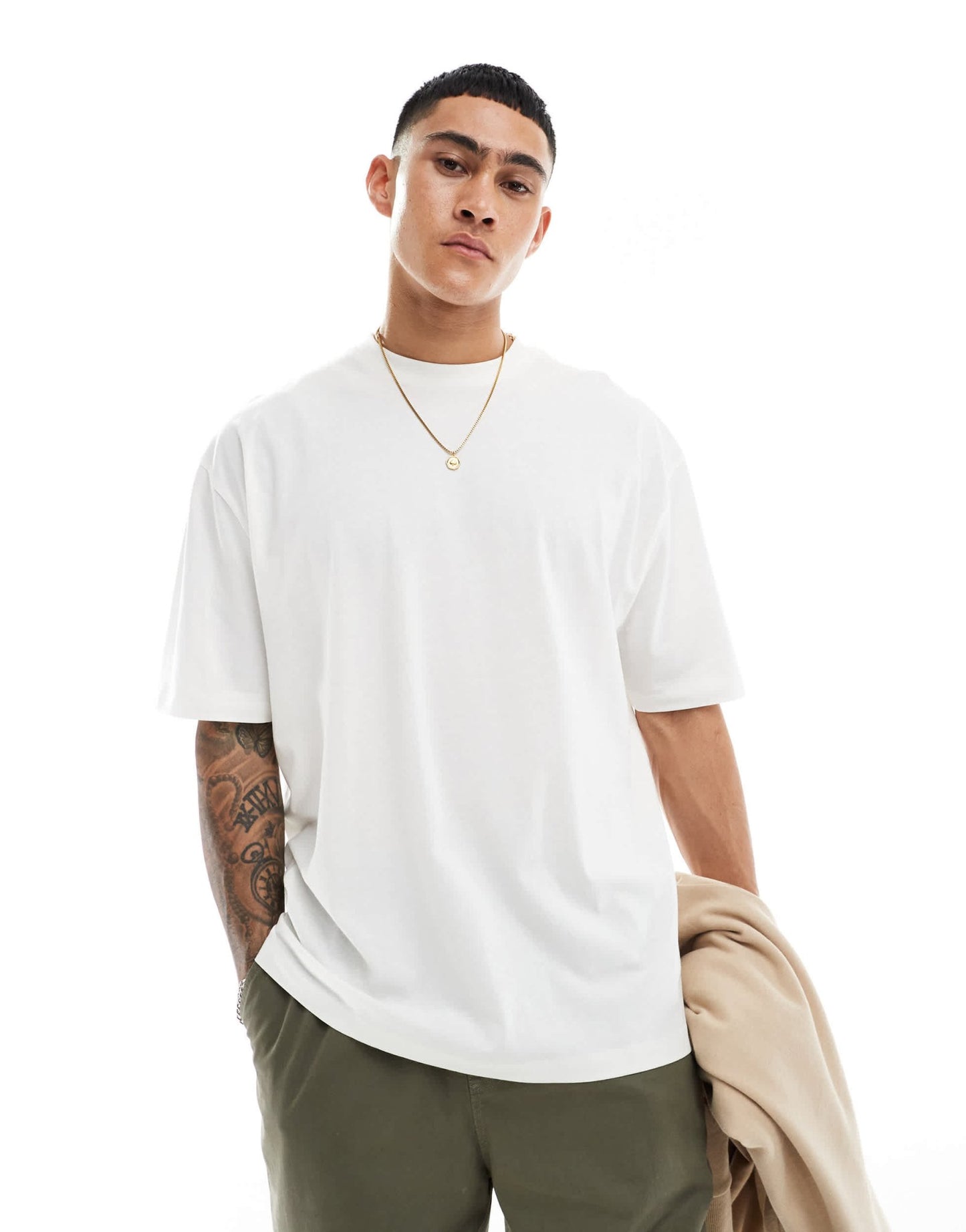 ASOS DESIGN oversized t-shirt in off white with Japan back print - ASOS Sample Sale EU Store