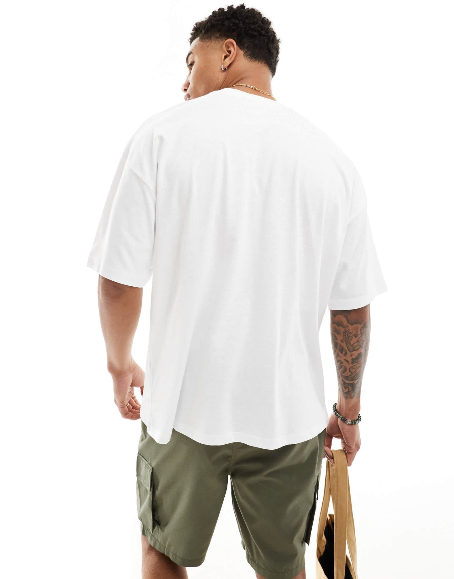 ASOS DESIGN oversized t-shirt in white with abstract fruit bowl front print - ASOS Sample Sale EU Store