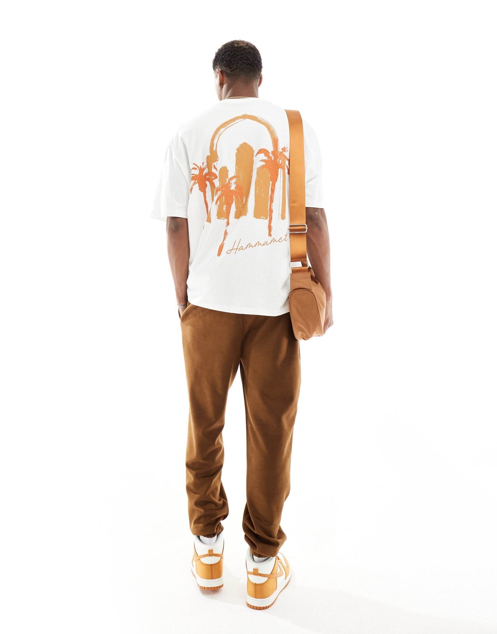 ASOS DESIGN oversized t-shirt in white with back scenic print - ASOS Sample Sale EU Store