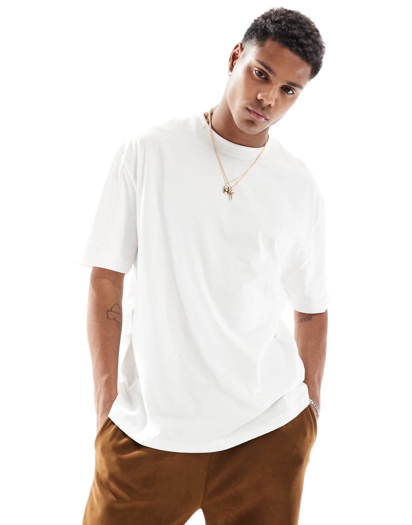 ASOS DESIGN oversized t-shirt in white with back scenic print - ASOS Sample Sale EU Store
