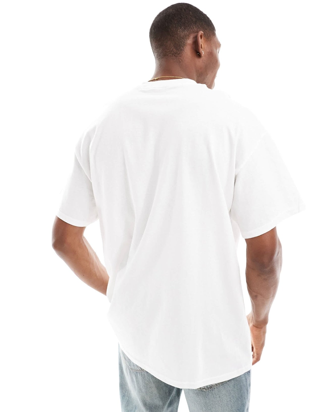 ASOS DESIGN oversized t-shirt in white with Boston front print - ASOS Sample Sale EU Store