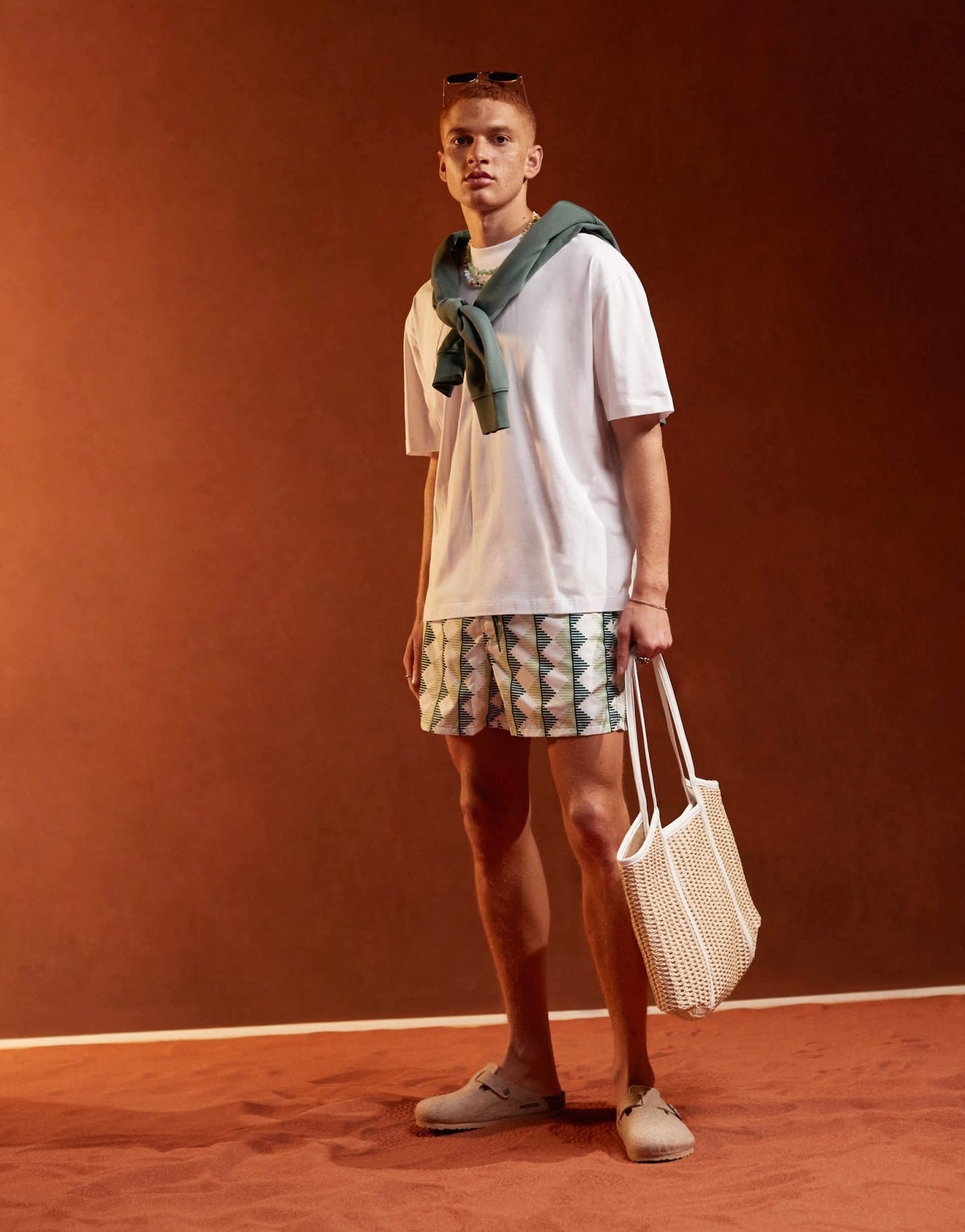 ASOS DESIGN oversized t-shirt in white with tennis back print - ASOS Sample Sale EU Store