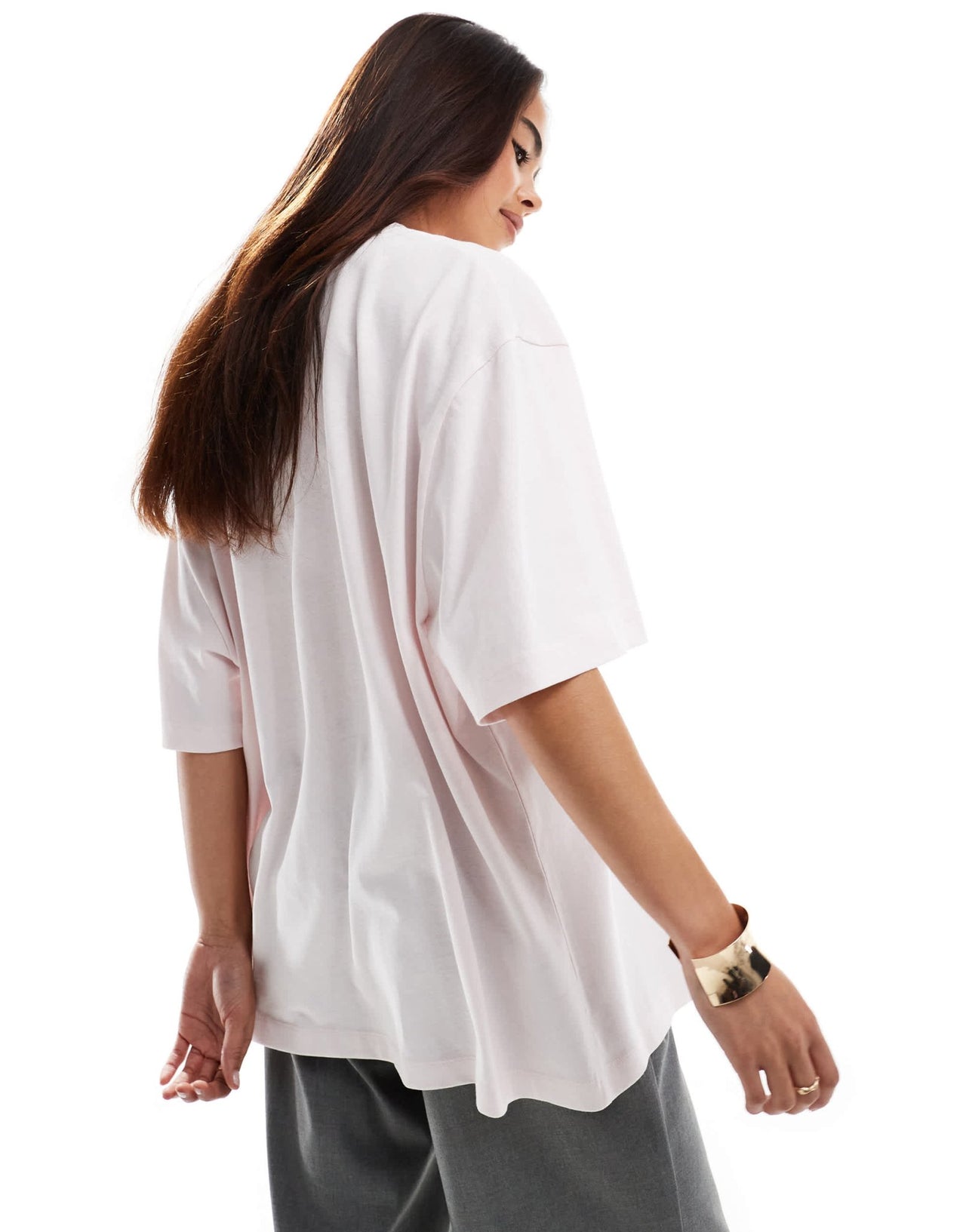 ASOS DESIGN oversized t-shirt with portobello flower graphic in pink - ASOS Sample Sale EU Store