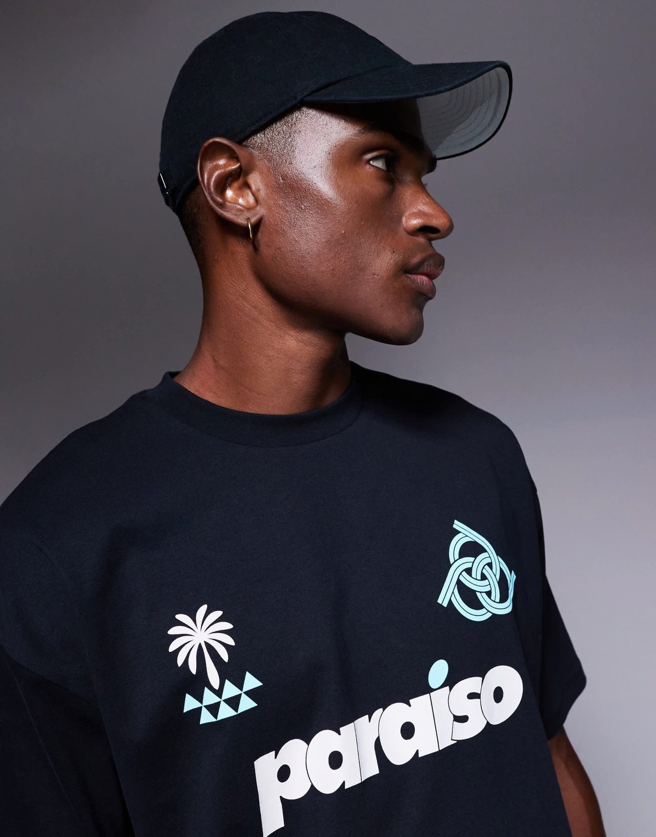 ASOS DESIGN oversized t-shirt with sports graphic in black - ASOS Sample Sale EU Store