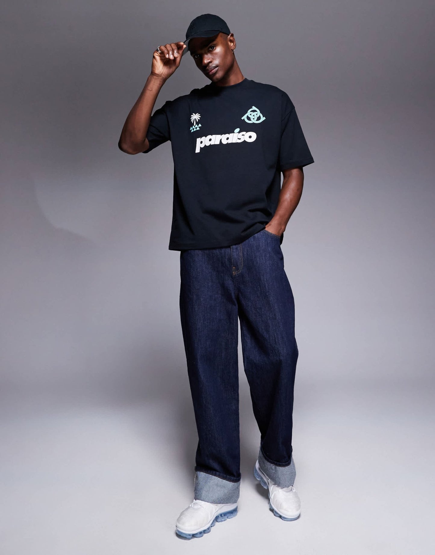 ASOS DESIGN oversized t-shirt with sports graphic in black - ASOS Sample Sale EU Store