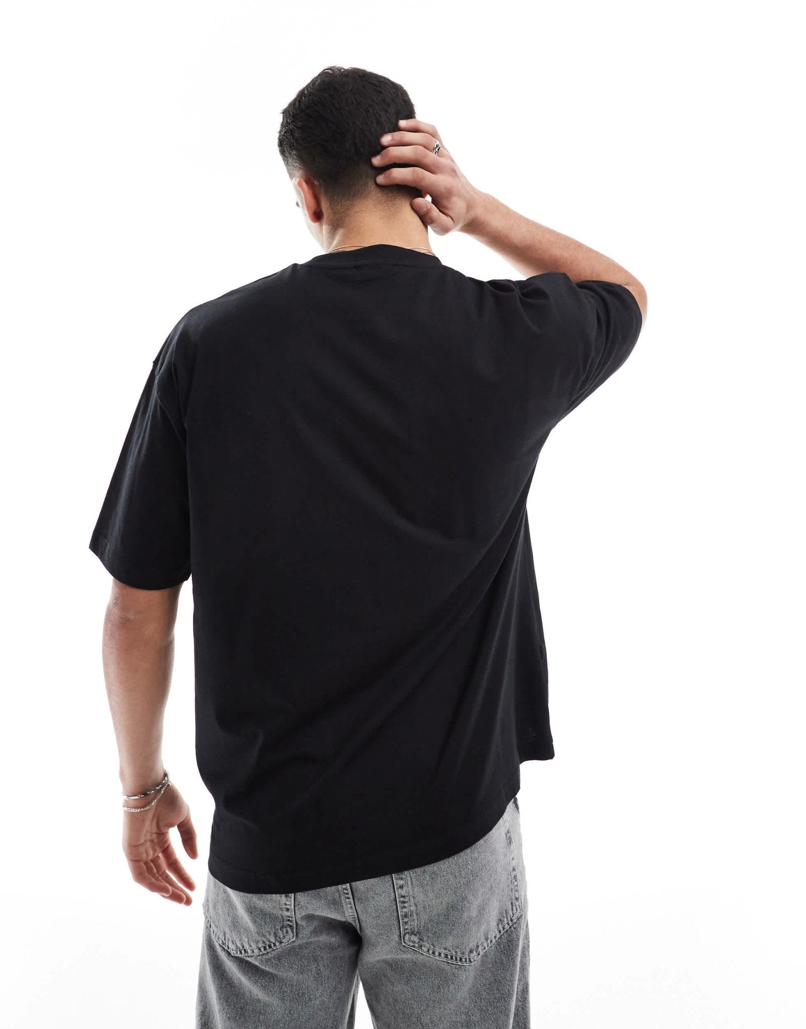 ASOS DESIGN oversized t-shirt with sports graphic in black - ASOS Sample Sale EU Store