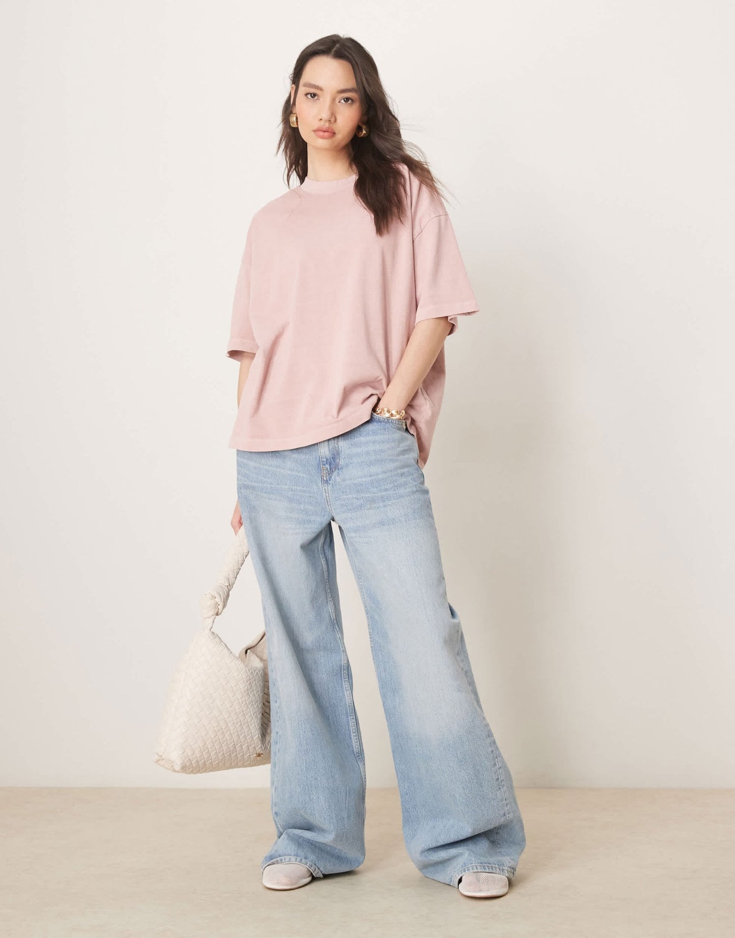 ASOS DESIGN oversized tee in cameo brown - ASOS Sample Sale EU Store