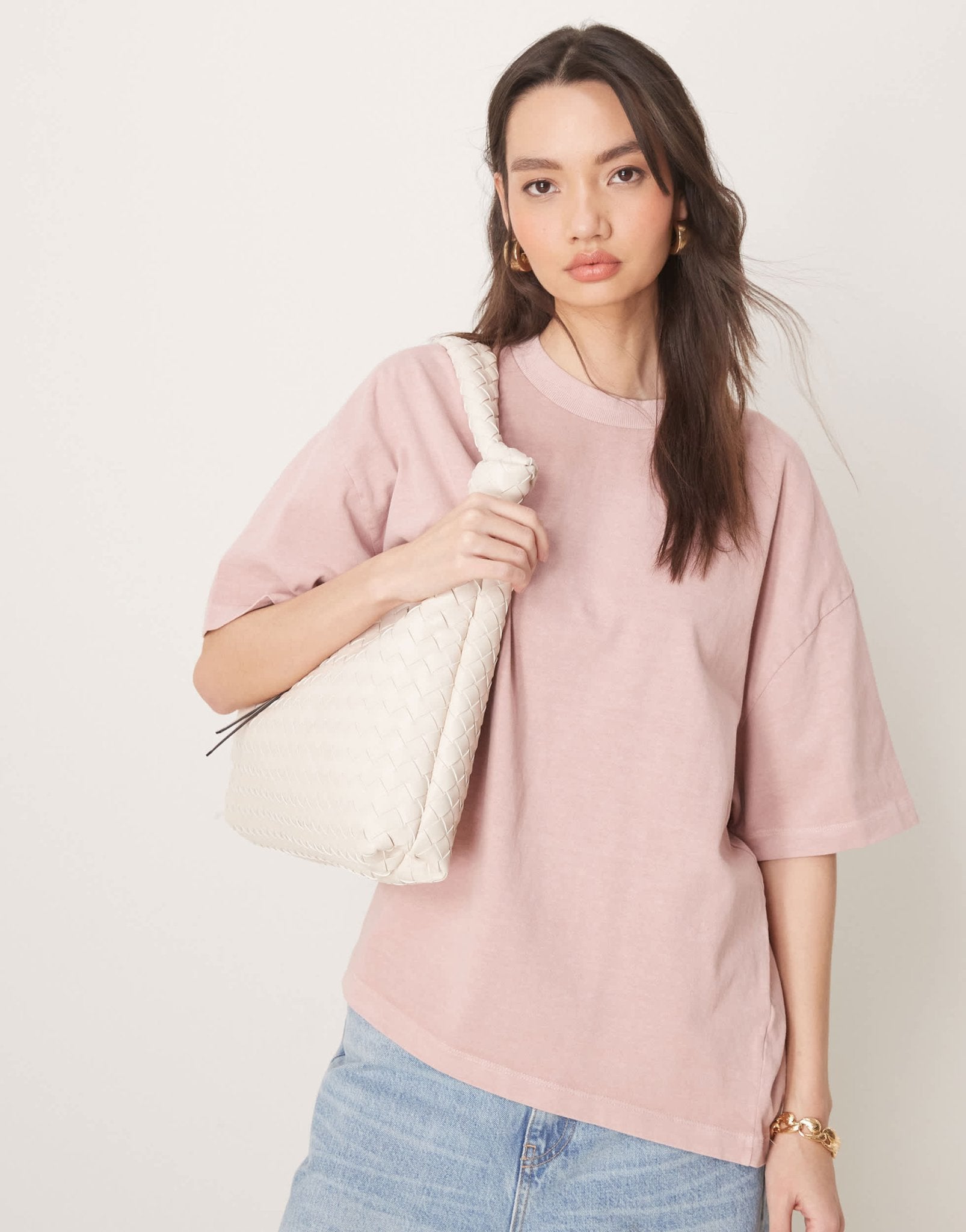 ASOS DESIGN oversized tee in cameo brown - ASOS Sample Sale EU Store