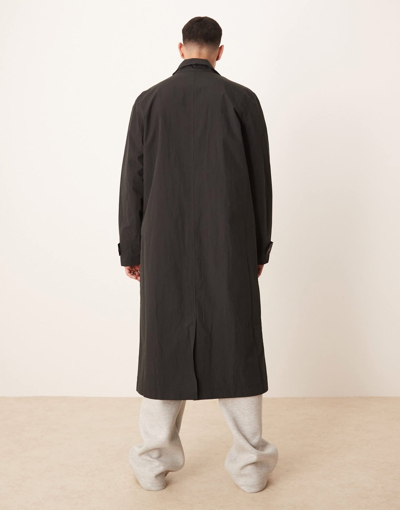 ASOS DESIGN oversized trench coat in black - ASOS Sample Sale EU Store