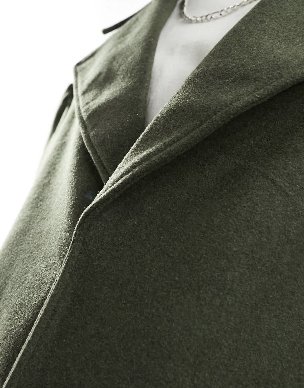 ASOS DESIGN oversized wool mix coat in green - ASOS Sample Sale EU Store