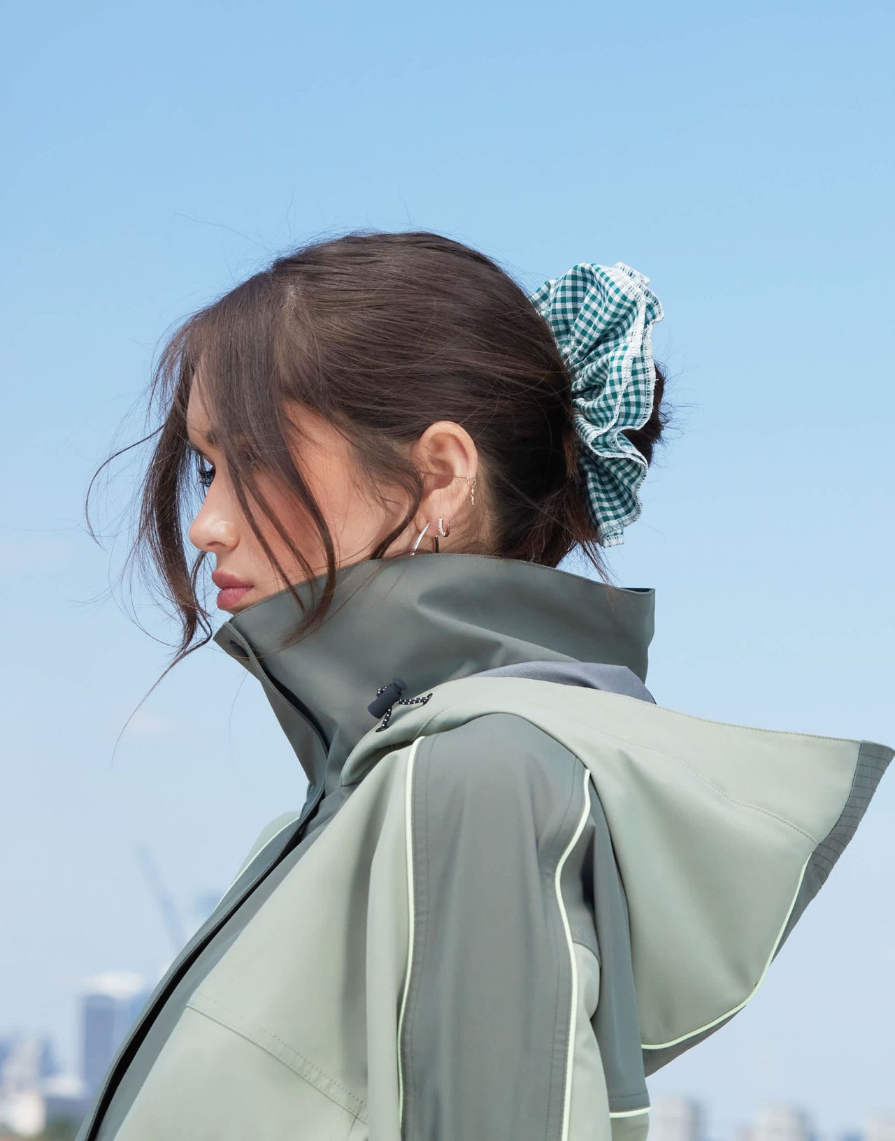 ASOS DESIGN premium waterproof longline rain jacket in khaki - ASOS Sample Sale EU Store