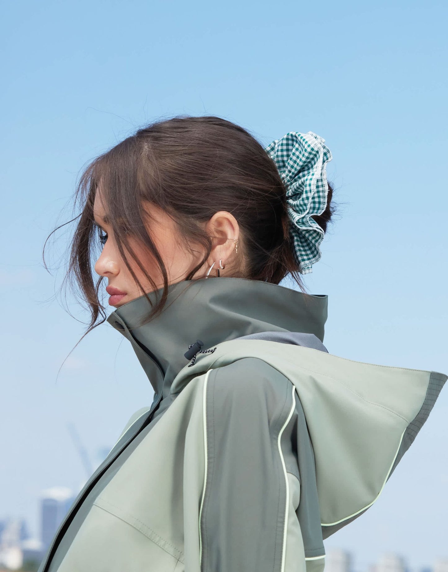 ASOS DESIGN premium waterproof longline rain jacket in khaki - ASOS Sample Sale EU Store