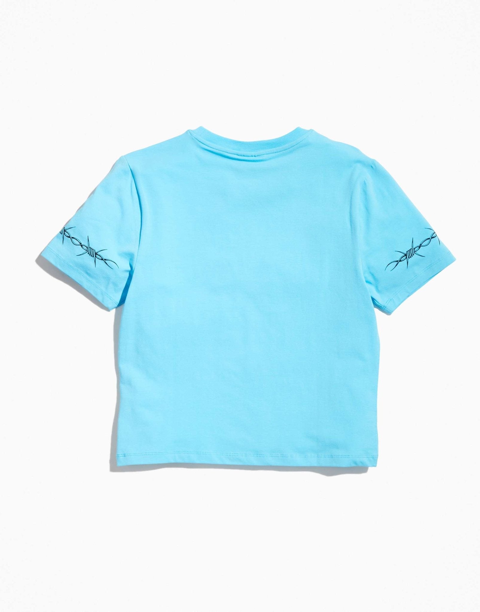 ASOS DESIGN PRIDE genderless baby tee in neon blue with chest print - ASOS Sample Sale EU Store