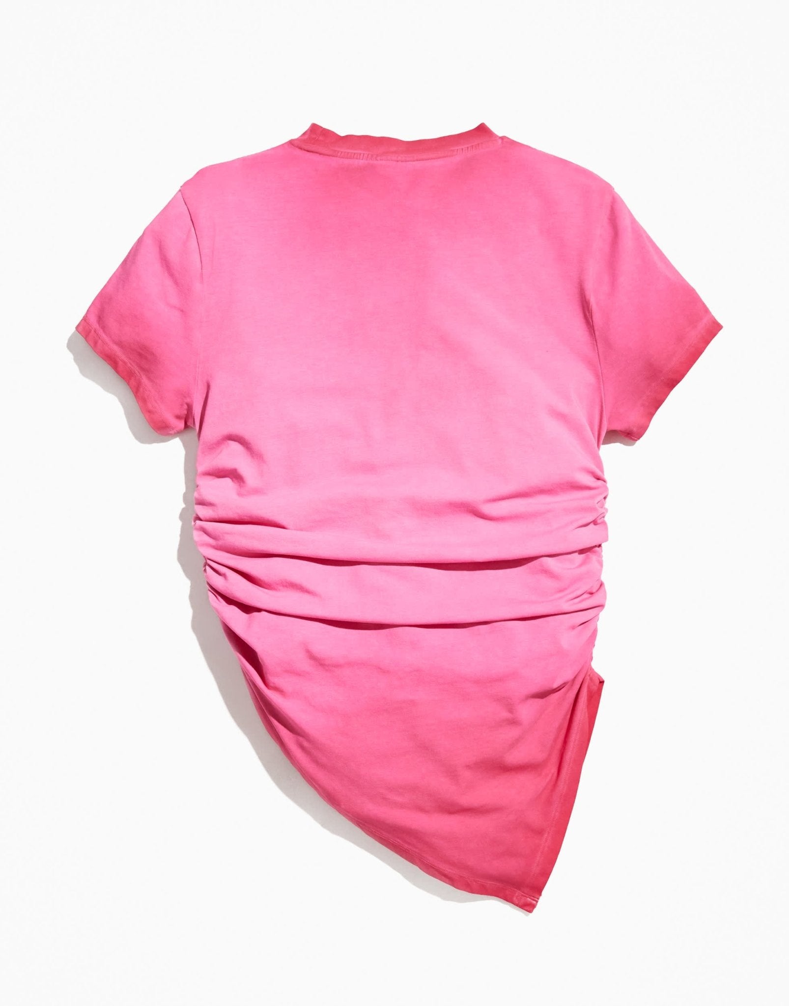 ASOS DESIGN PRIDE genderless baby tee in pink with asymmetric hem and chest print - ASOS Sample Sale EU Store