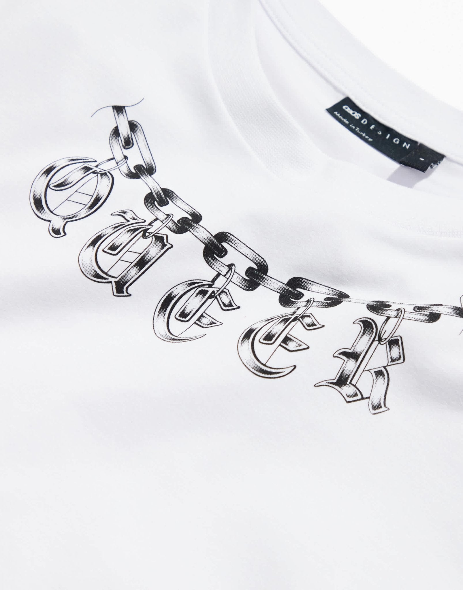 ASOS DESIGN PRIDE genderless baby tee in white with chest print - ASOS Sample Sale EU Store
