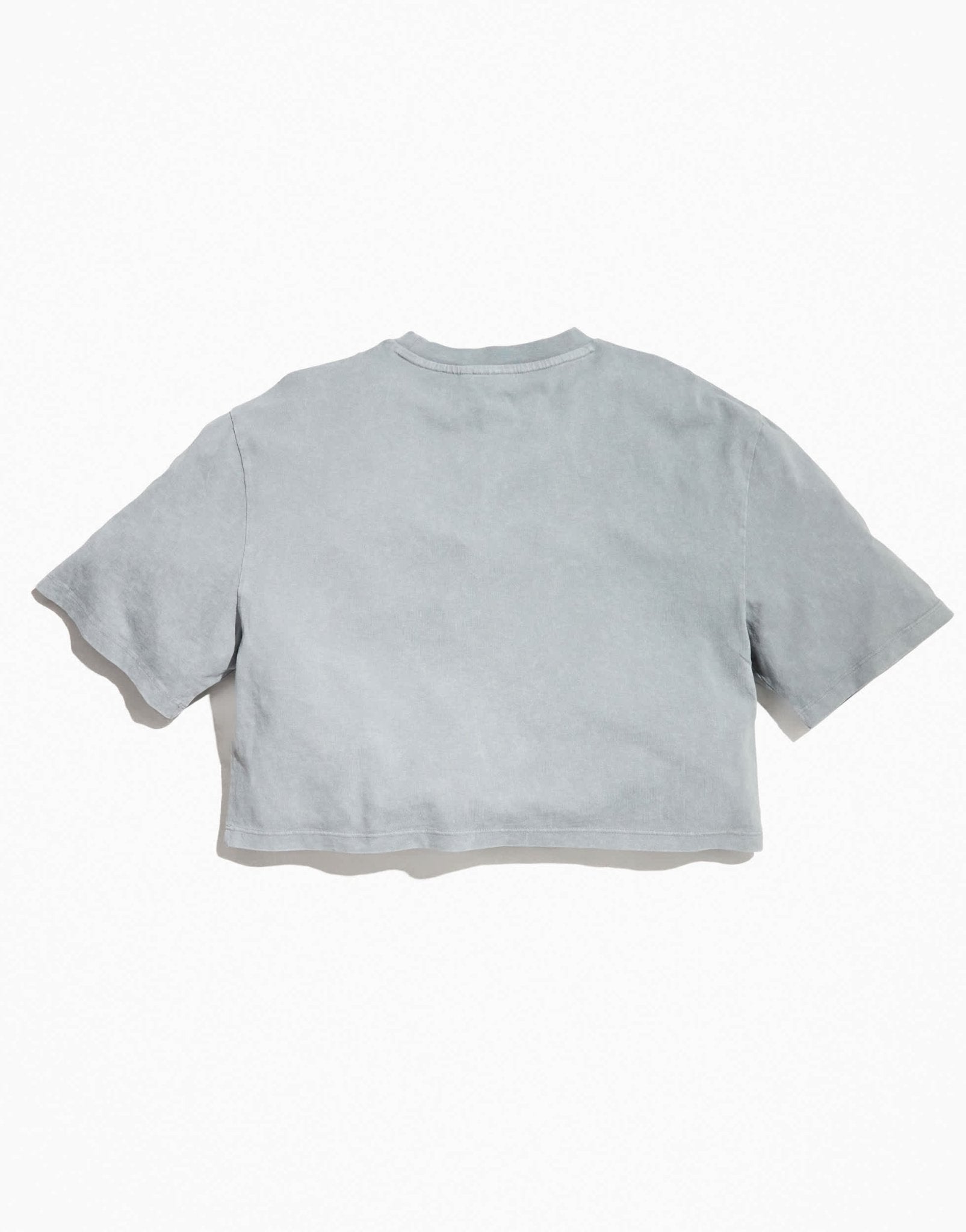 ASOS DESIGN PRIDE genderless oversized cropped studded t-shirt in grey with chest print - ASOS Sample Sale EU Store