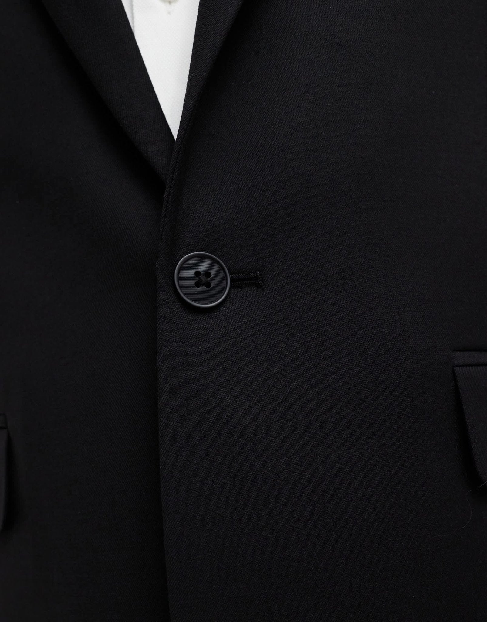 ASOS DESIGN regular fit suit jacket with wool in black - ASOS Sample Sale EU Store