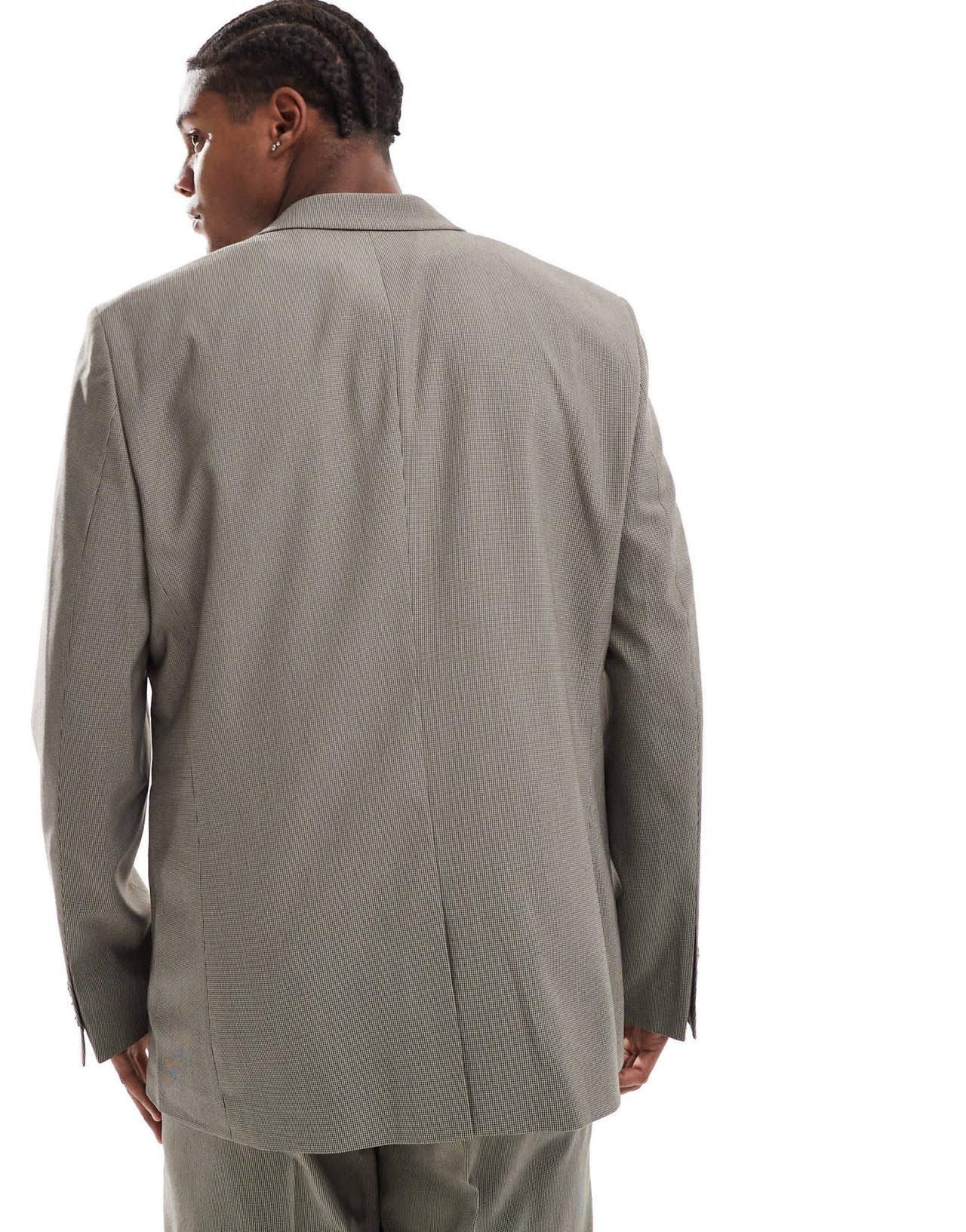 ASOS DESIGN regular suit jacket in brown puppytooth - ASOS Sample Sale EU Store