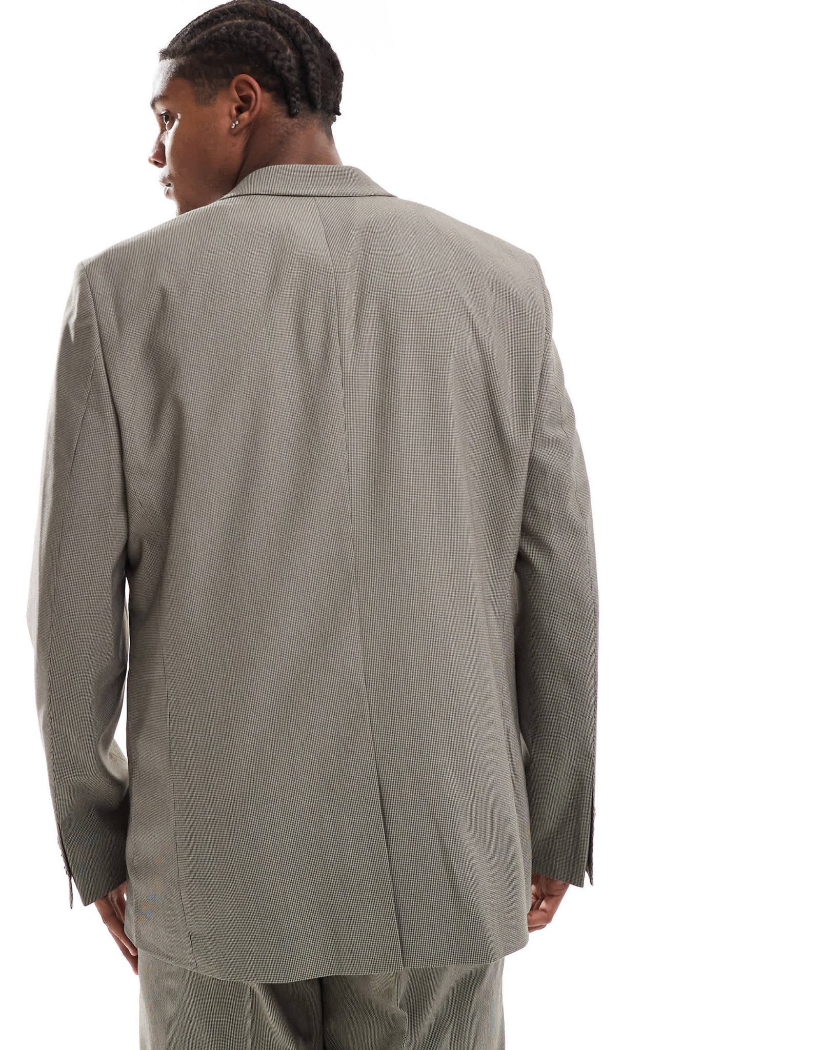 ASOS DESIGN regular suit jacket in brown puppytooth - ASOS Sample Sale EU Store