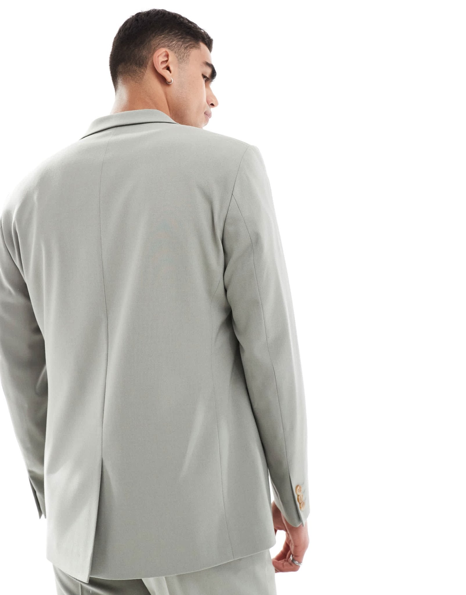 ASOS DESIGN regular suit jacket in sage green - ASOS Sample Sale EU Store