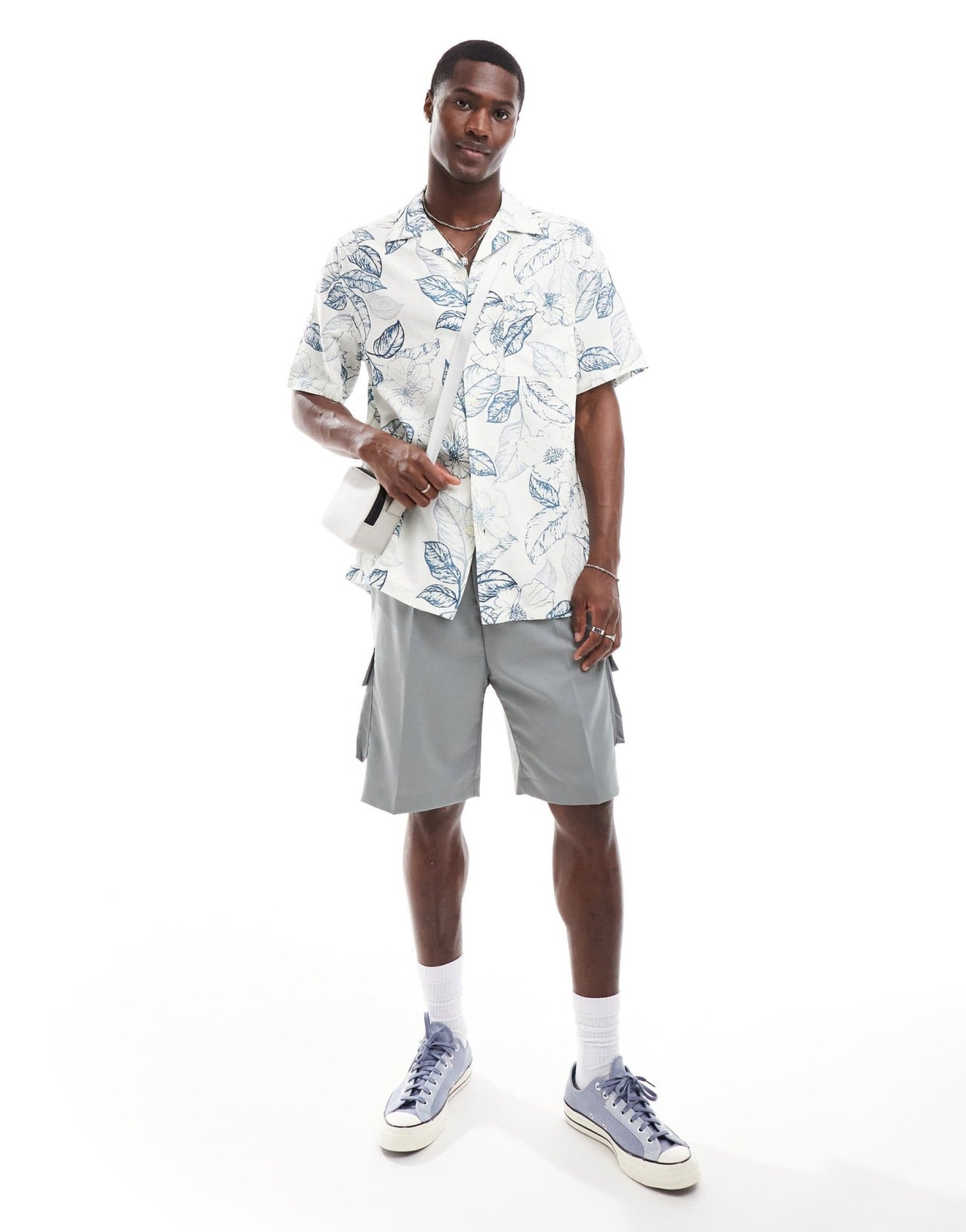 ASOS DESIGN relaxed revere shirt with vintage tropical floral print - ASOS Sample Sale EU Store