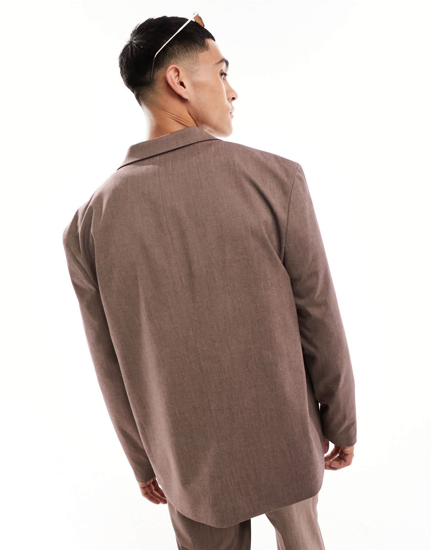 ASOS DESIGN relaxed suit jacket in brown - ASOS Sample Sale EU Store