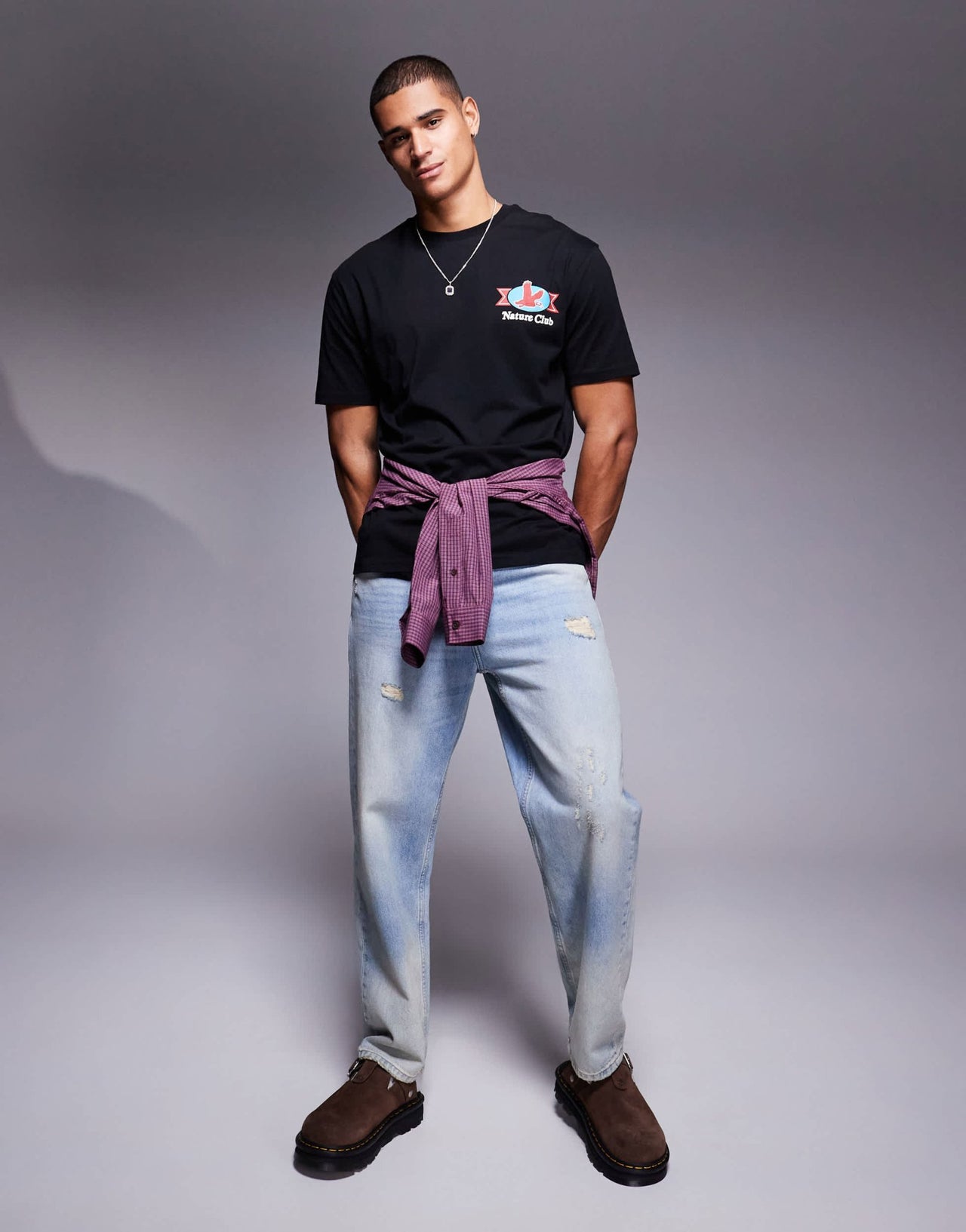 ASOS DESIGN relaxed t-shirt with back print in black - ASOS Sample Sale EU Store