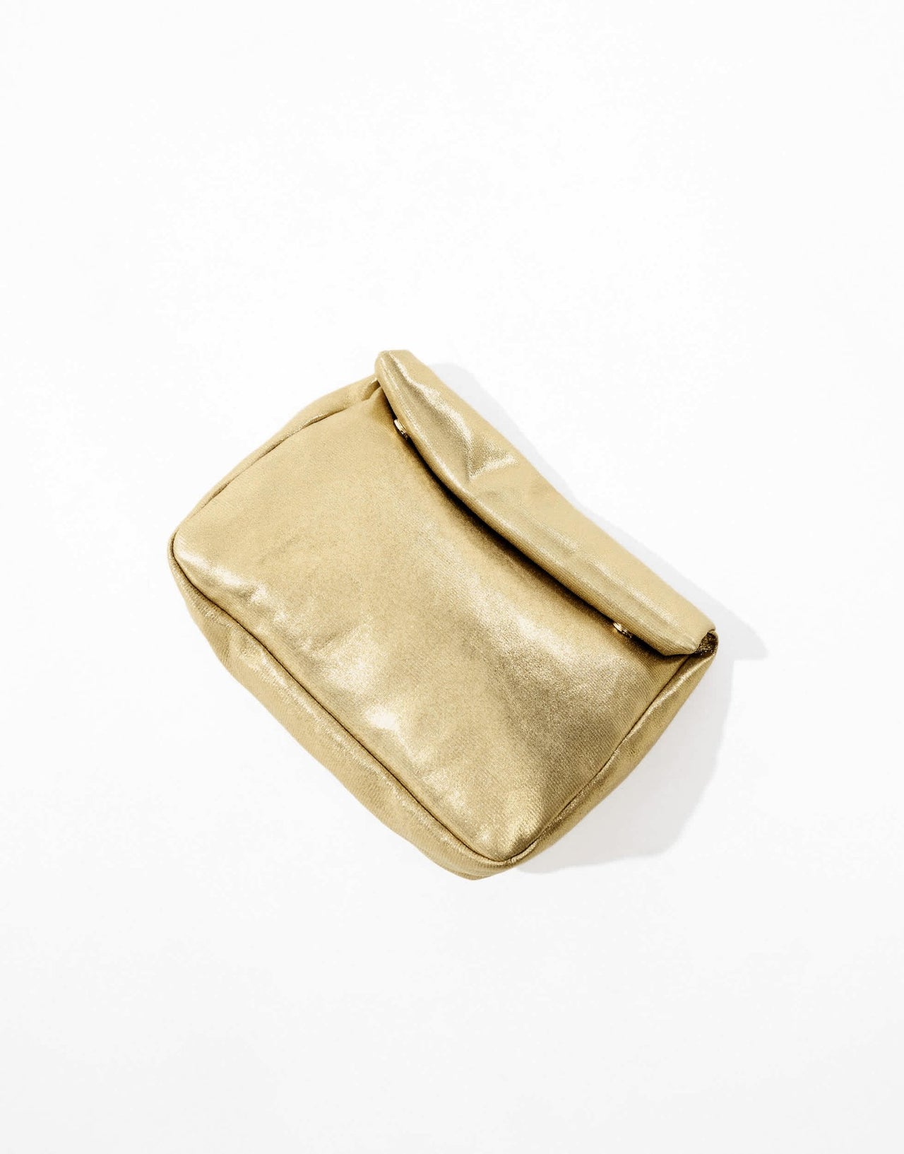 ASOS DESIGN roll top clutch bag in gold - ASOS Sample Sale EU Store