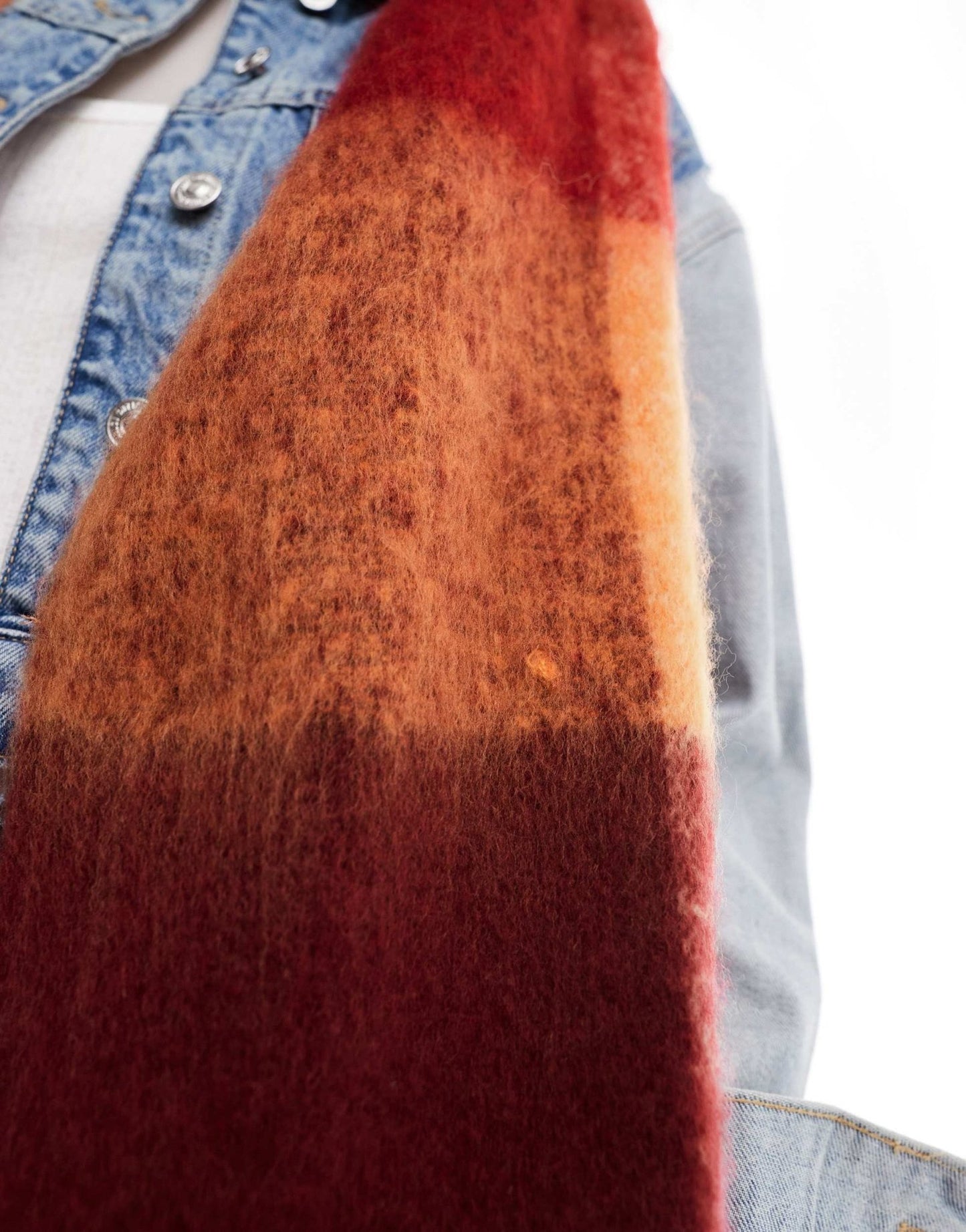 ASOS DESIGN scarf with multi check design - ASOS Sample Sale EU Store
