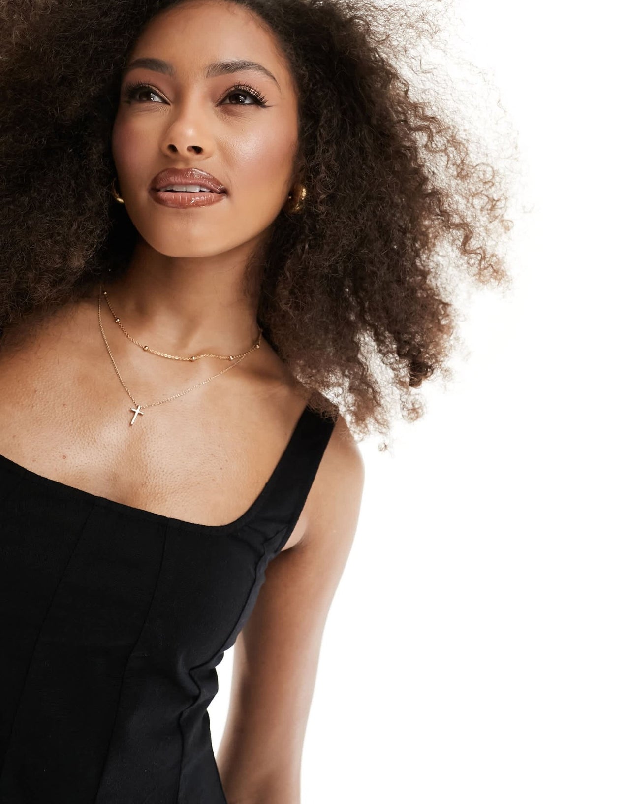 ASOS DESIGN seamed mini tennis sundress in black - ASOS Sample Sale EU Store