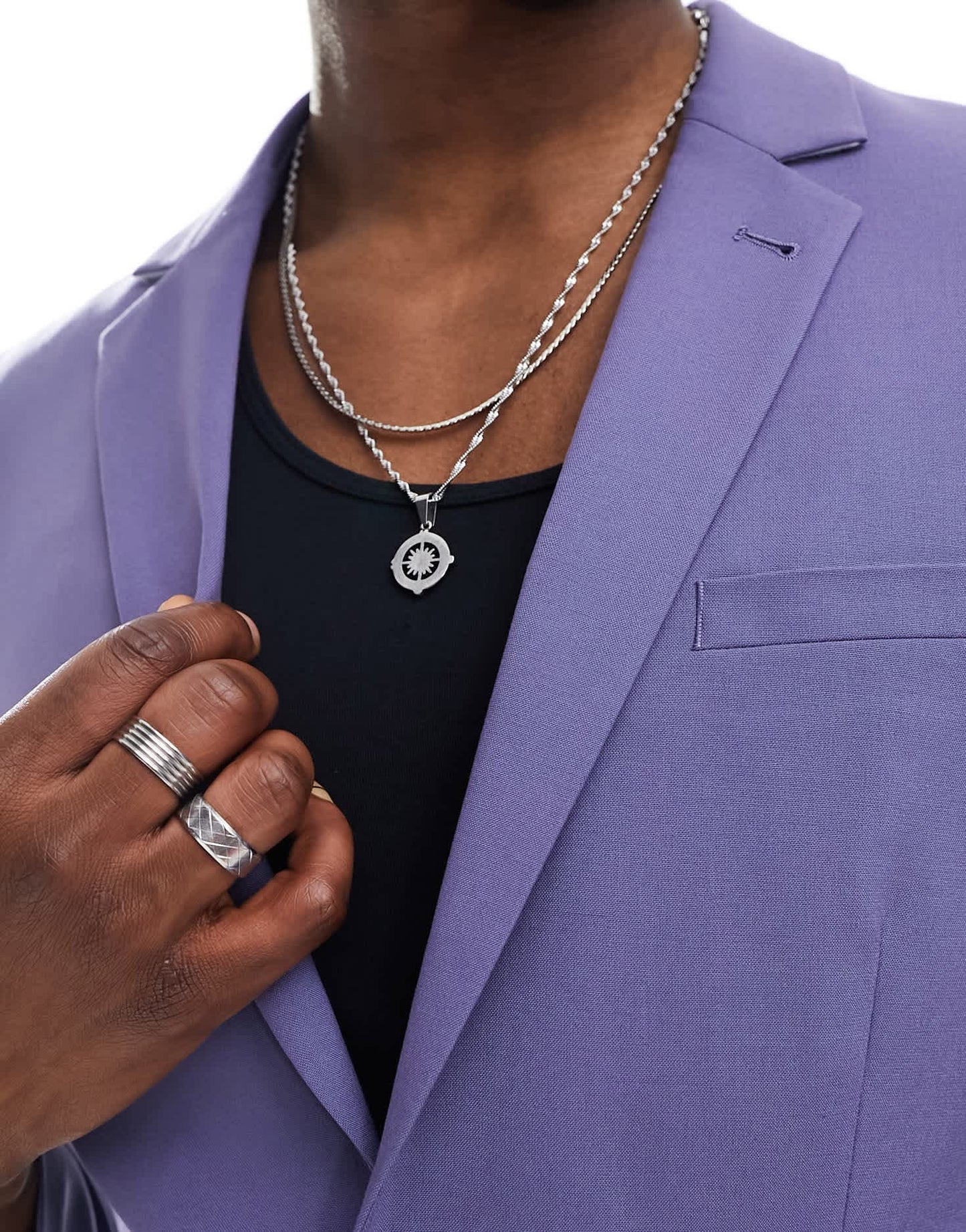 ASOS DESIGN skinny suit jacket in purple - ASOS Sample Sale EU Store