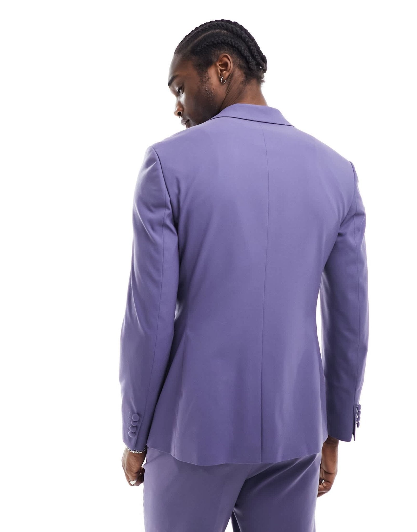 ASOS DESIGN skinny suit jacket in purple - ASOS Sample Sale EU Store