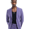 ASOS DESIGN skinny suit jacket in purple