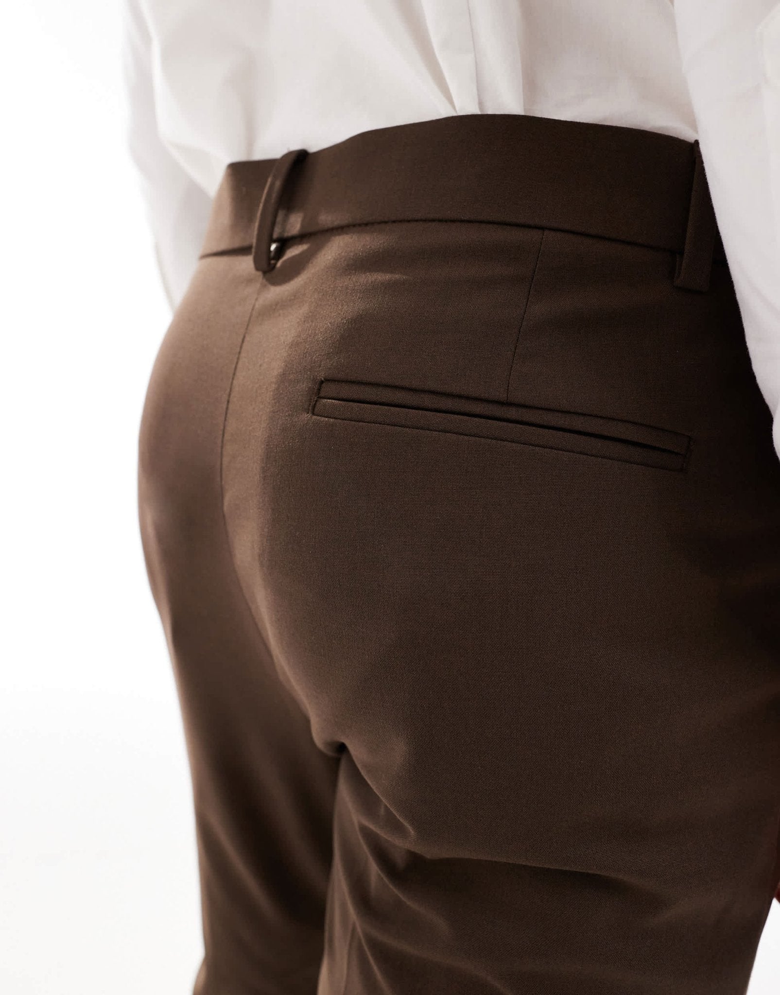 ASOS DESIGN skinny suit trouser in chocolate brown - ASOS Sample Sale EU Store
