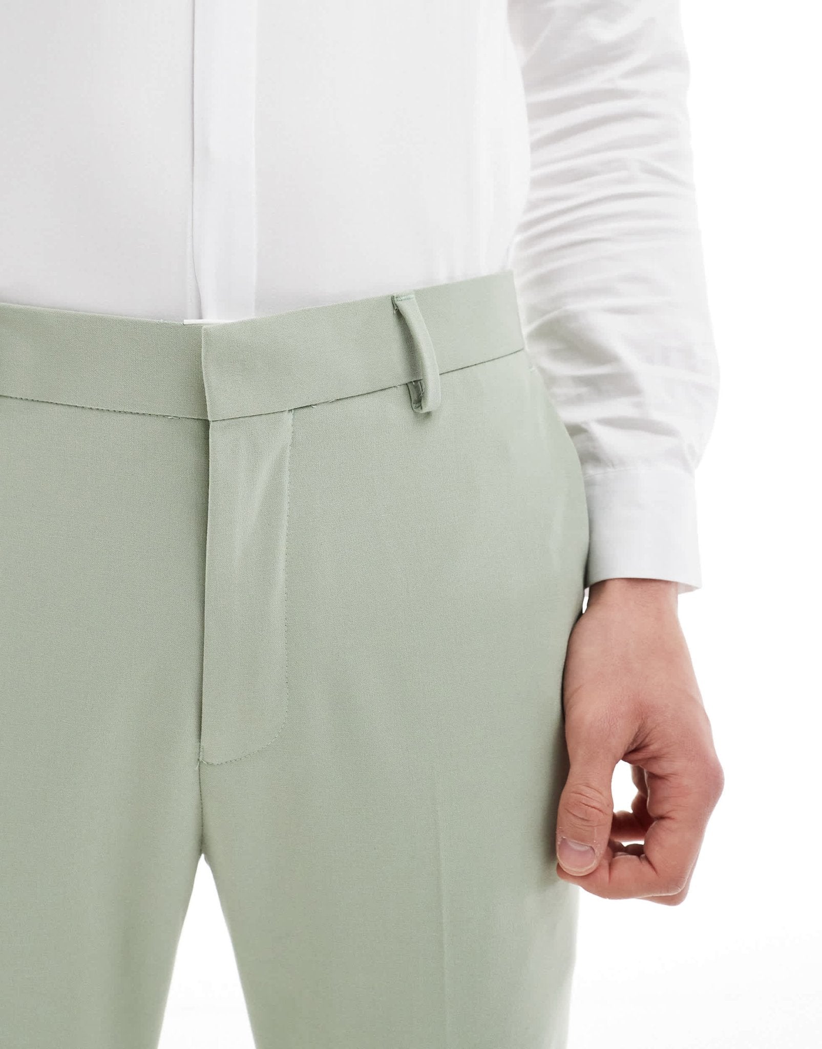 ASOS DESIGN skinny suit trouser in sage - ASOS Sample Sale EU Store