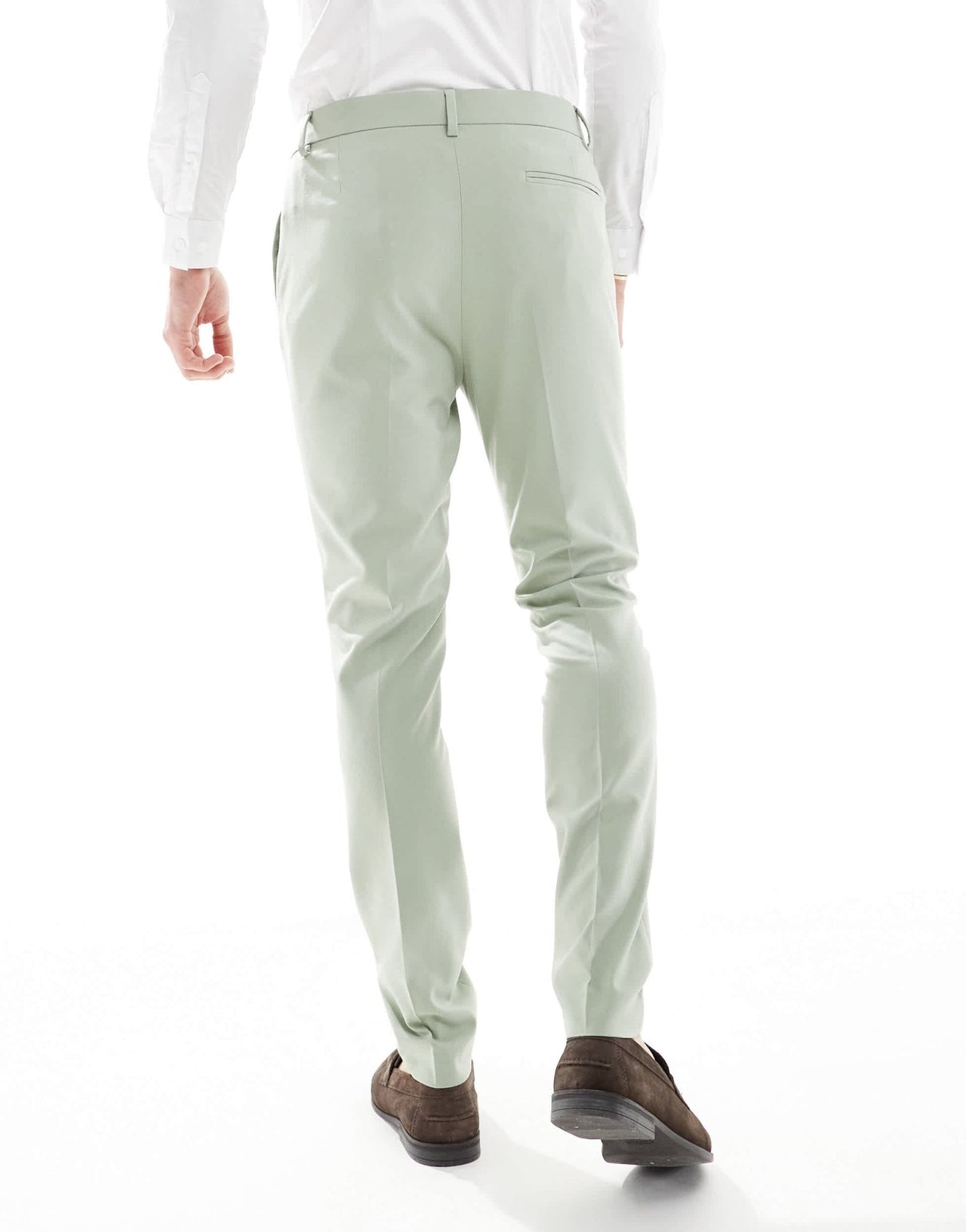 ASOS DESIGN skinny suit trouser in sage - ASOS Sample Sale EU Store