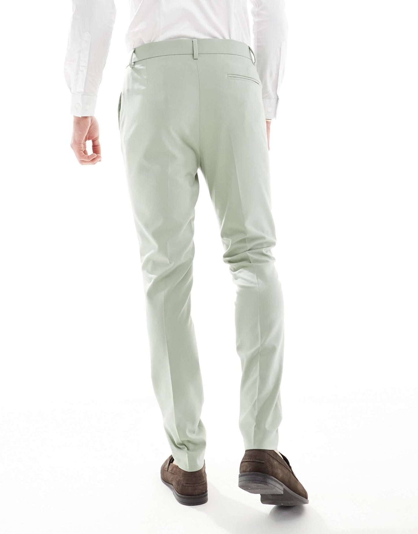ASOS DESIGN skinny suit trouser in sage - ASOS Sample Sale EU Store