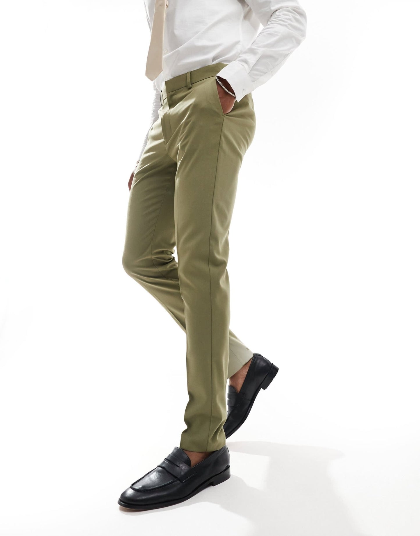 ASOS DESIGN skinny suit trouser in sage - ASOS Sample Sale EU Store