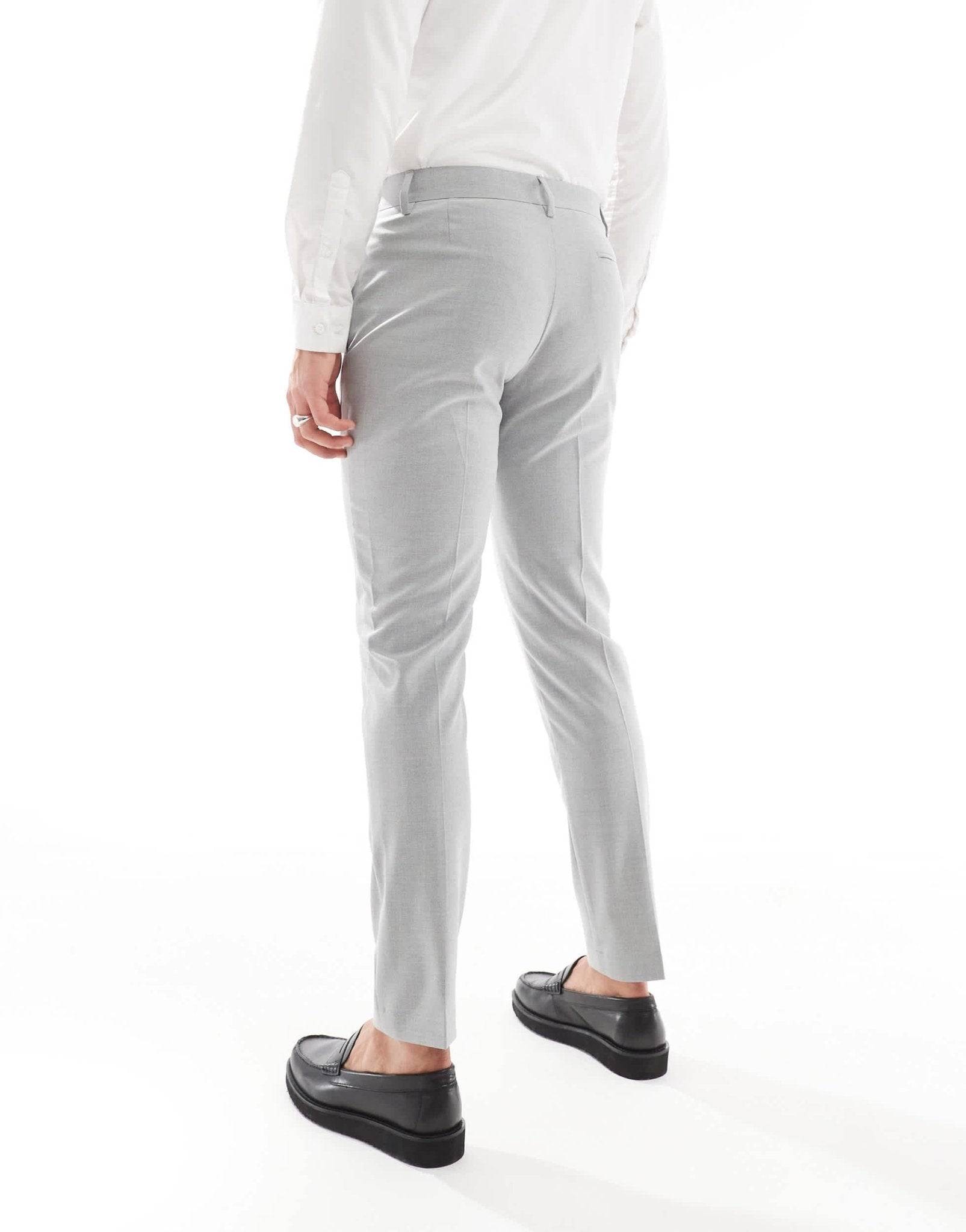 ASOS DESIGN skinny suit trousers in grey - ASOS Sample Sale EU Store
