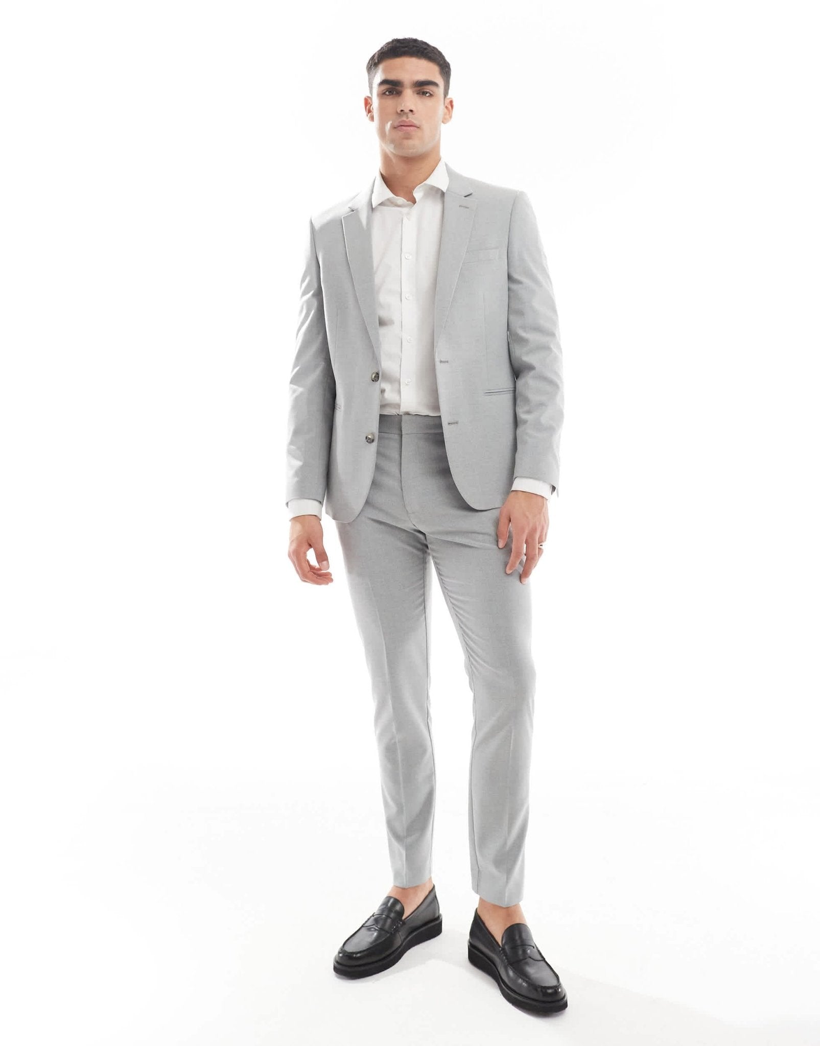 ASOS DESIGN skinny suit trousers in grey - ASOS Sample Sale EU Store
