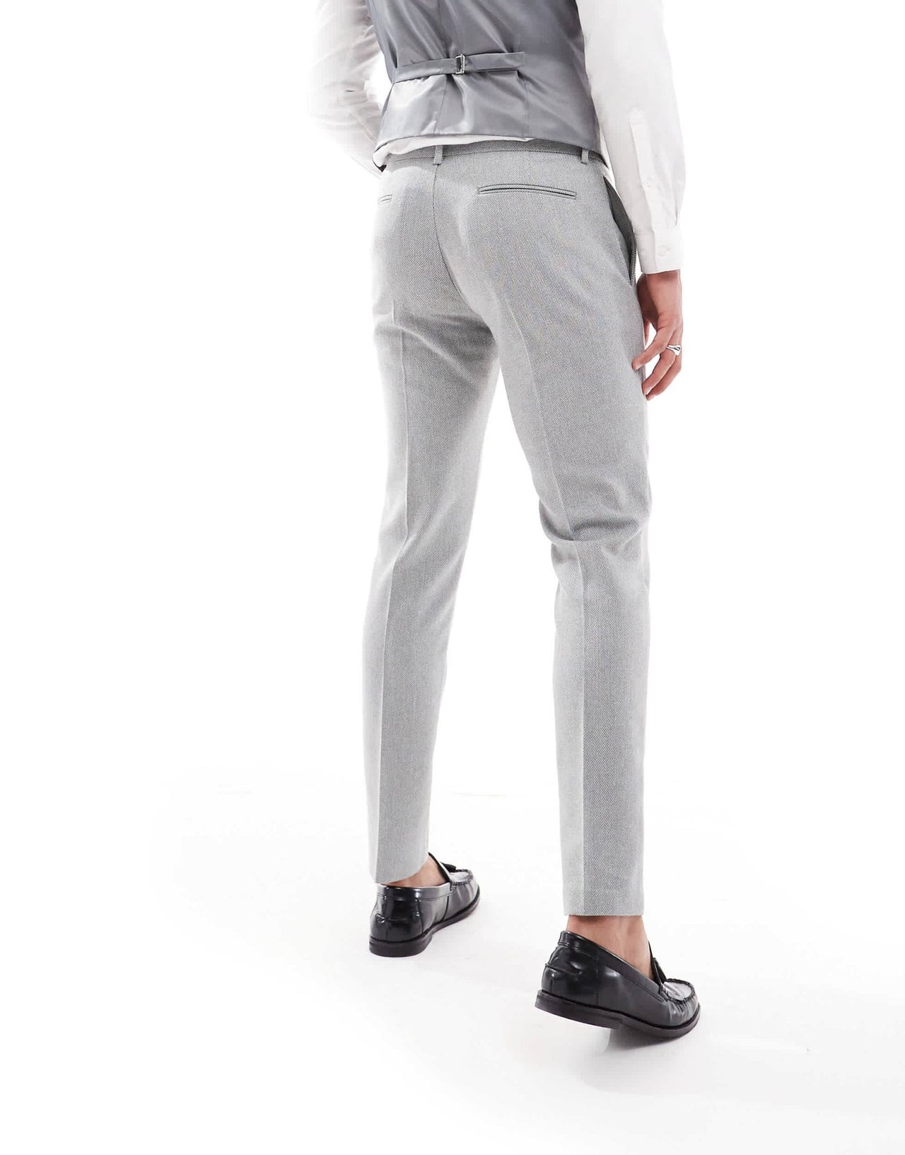 ASOS DESIGN skinny suit trousers with wool in grey - ASOS Sample Sale EU Store