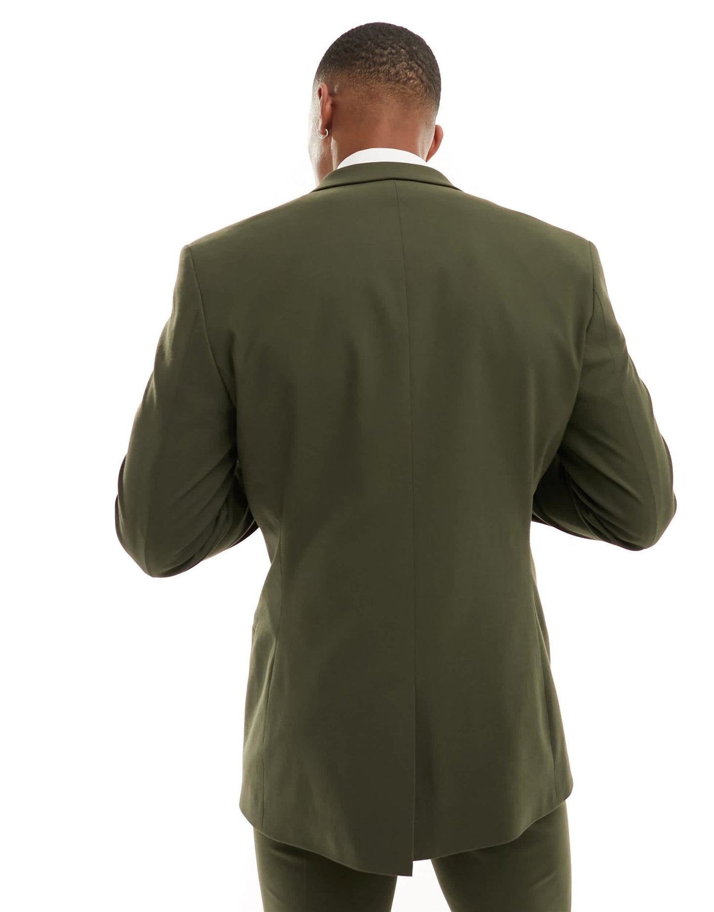 ASOS DESIGN skinny tuxedo suit jacket in green - ASOS Sample Sale EU Store