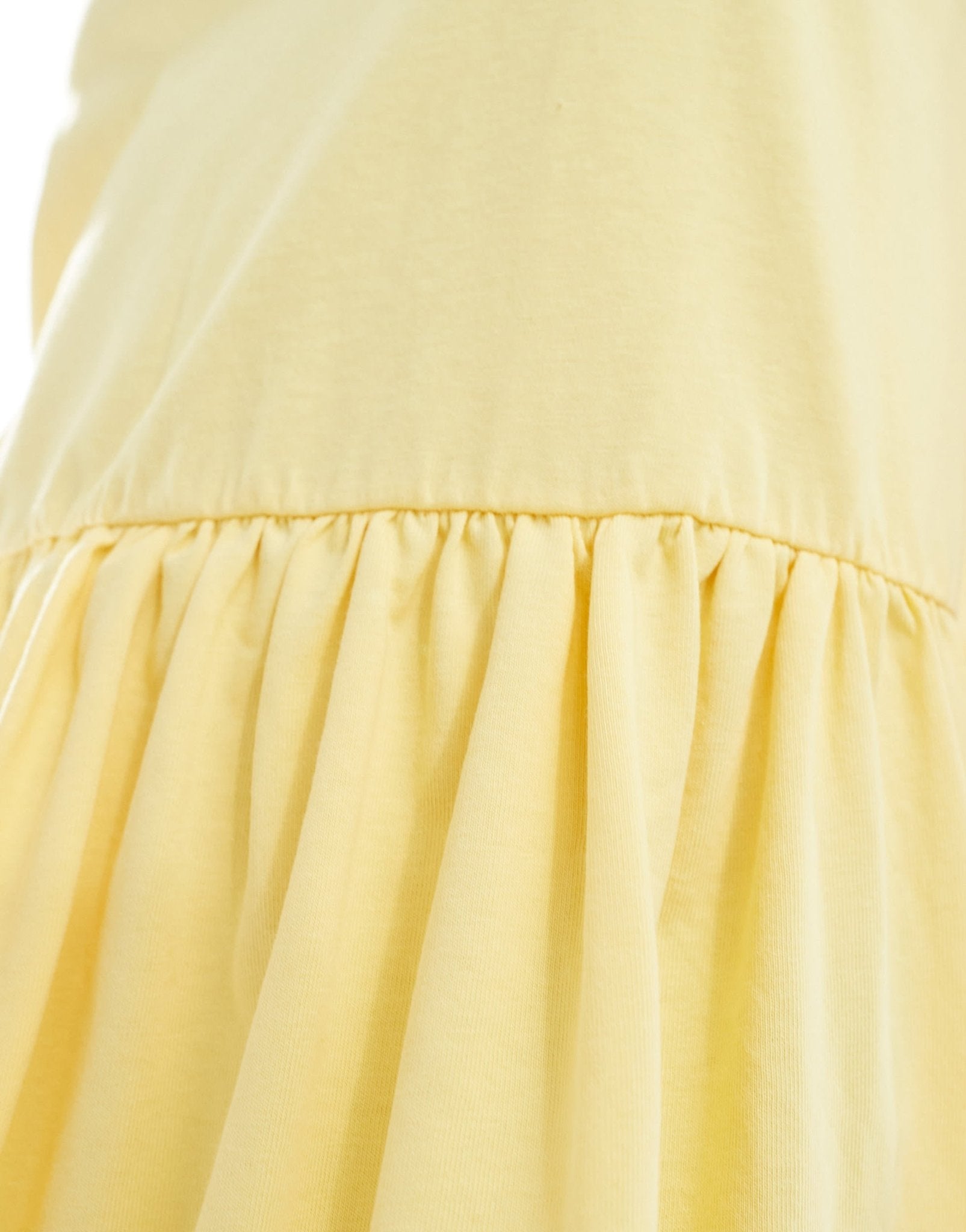 ASOS DESIGN sleeveless smock mini dress with low back in yellow - ASOS Sample Sale EU Store